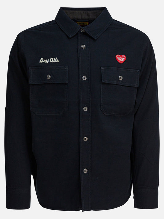 Giacche overshirt Logo  Blu - Human Made Uomo | PLP | VIETTI Online Store 
