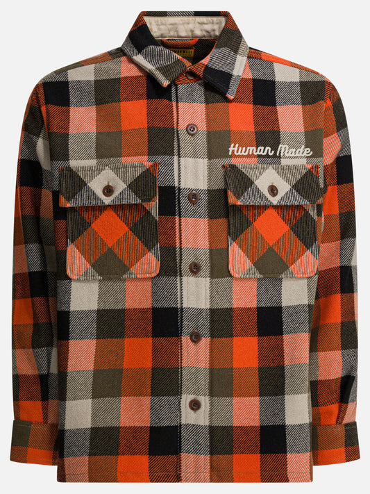Giacche overshirt Check  Arancione - Human Made Uomo | PDP | VIETTI Online Store 
