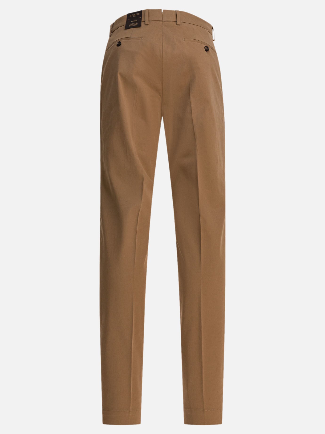 Tailored trousers Solid colour  Beige - Incotex Men | PDP | VIETTI Online Store | thumbnail_2