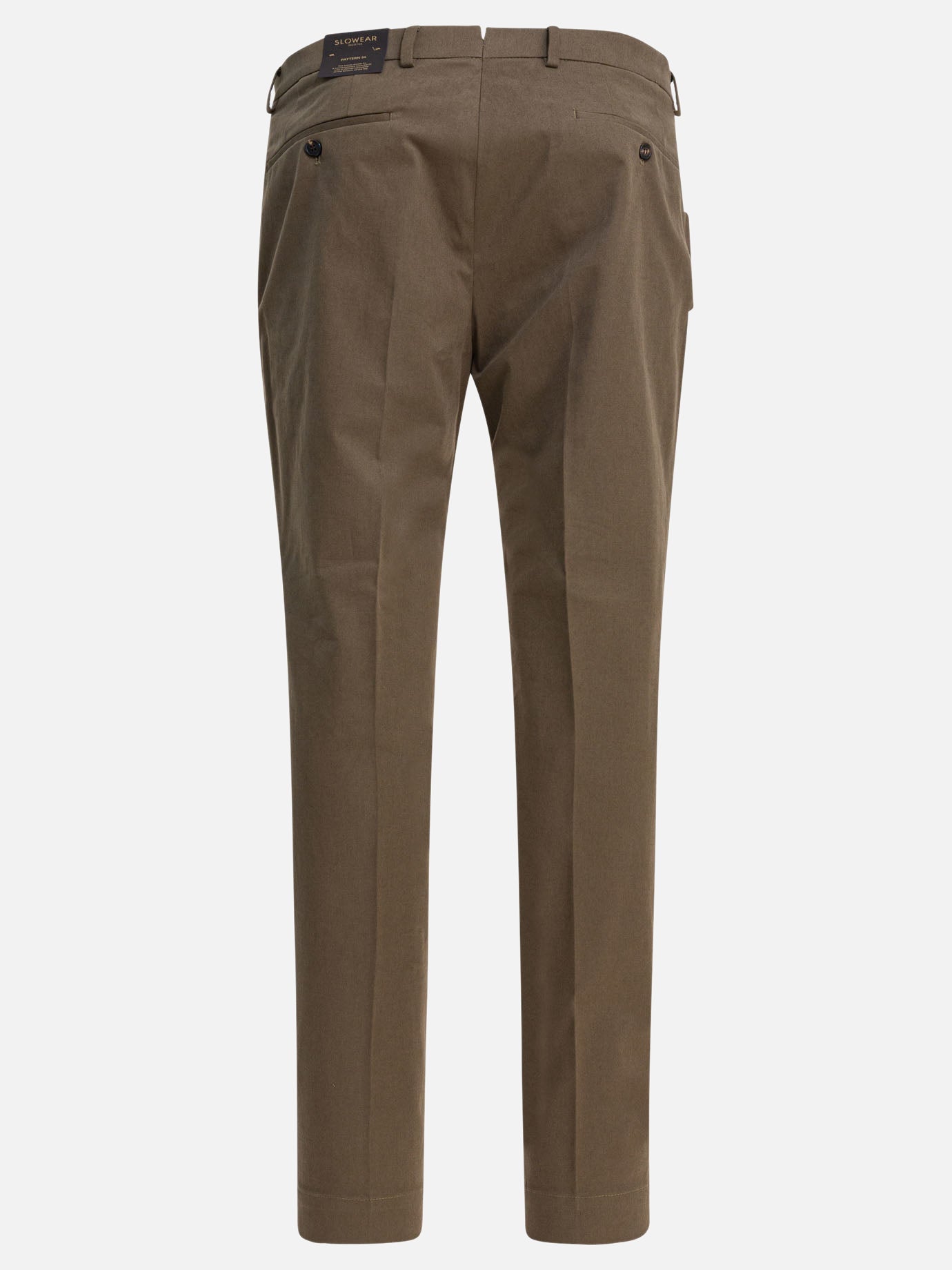 Tailored trousers Solid colour  Brown - Incotex Men | PDP | VIETTI Online Store | Zoom-Modal_2
