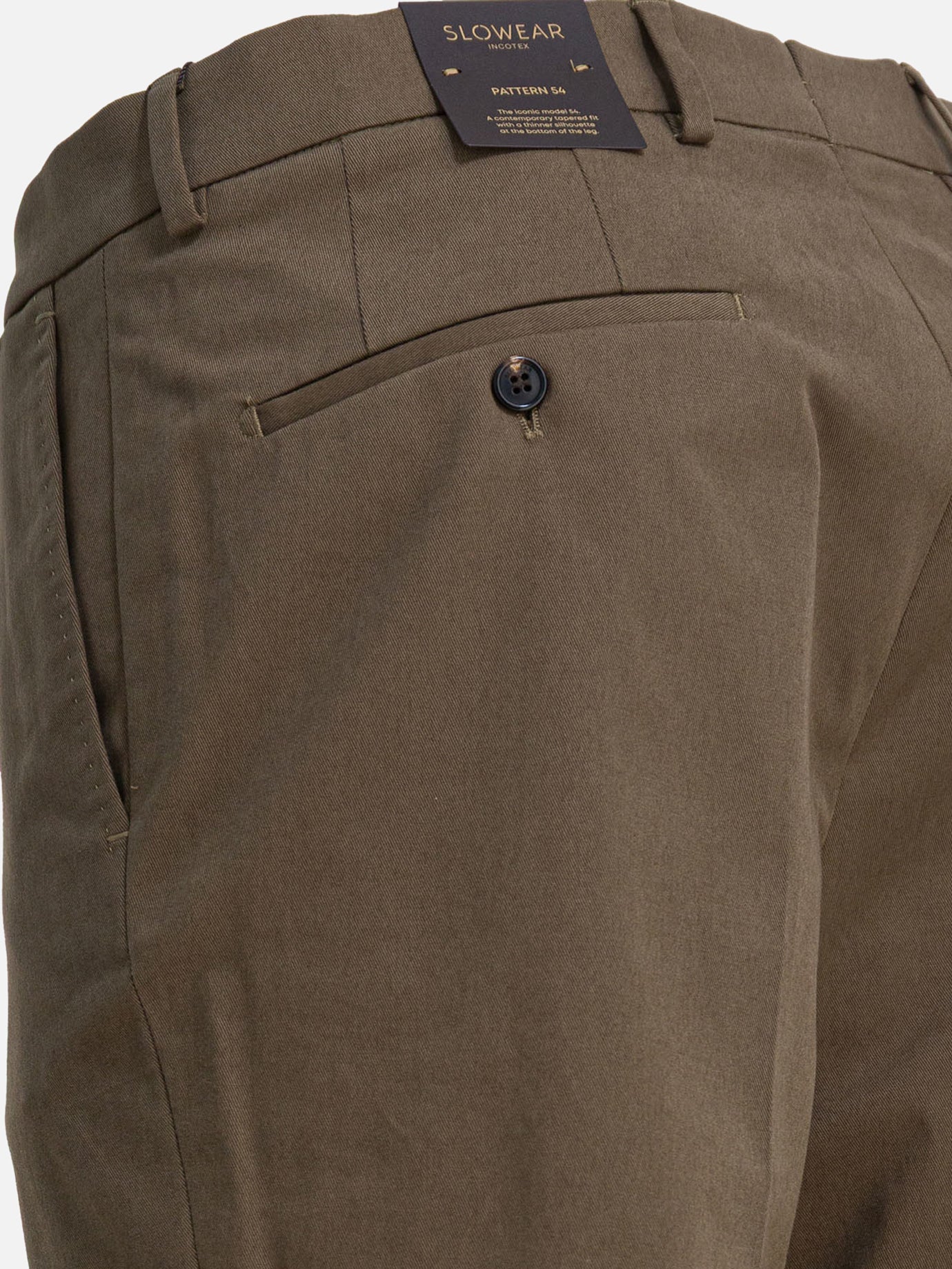 Tailored trousers Solid colour  Brown - Incotex Men | PDP | VIETTI Online Store | Zoom-Modal_4
