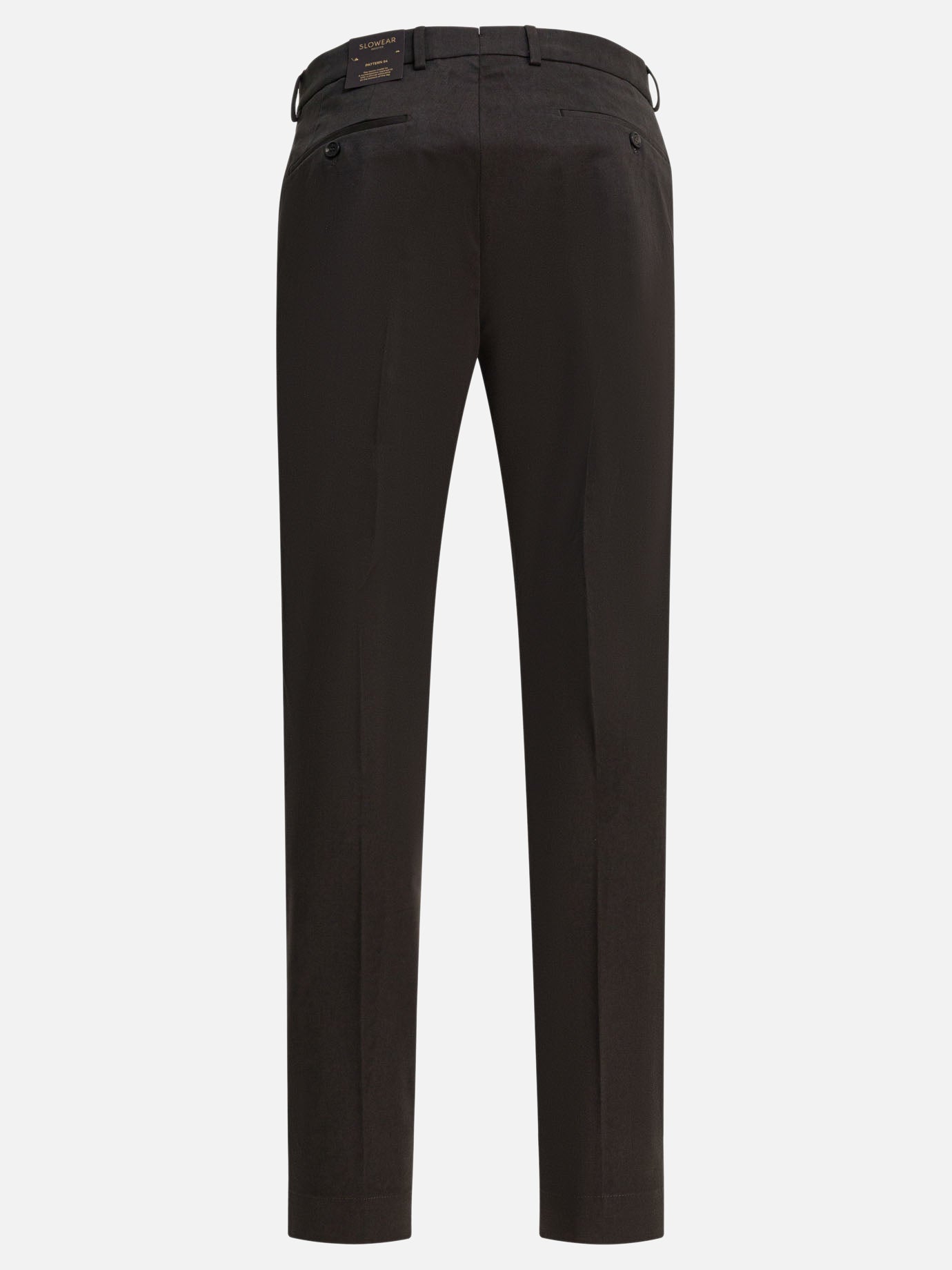 Tailored trousers Solid colour  Brown - Incotex Men | PDP | VIETTI Online Store | Zoom-Modal_2
