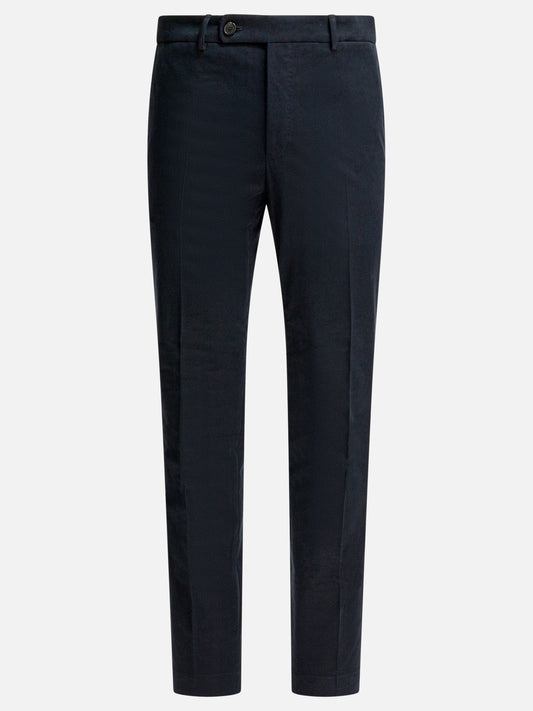 Pantaloni sartoriali Solid colour  Blu - Incotex Uomo | PLP | VIETTI Online Store 
