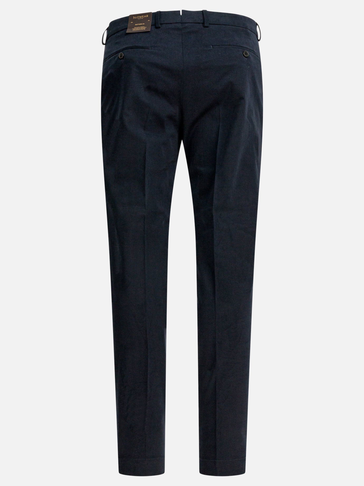 Tailored trousers Solid colour  Blue - Incotex Men | PDP | VIETTI Online Store | thumbnail_2