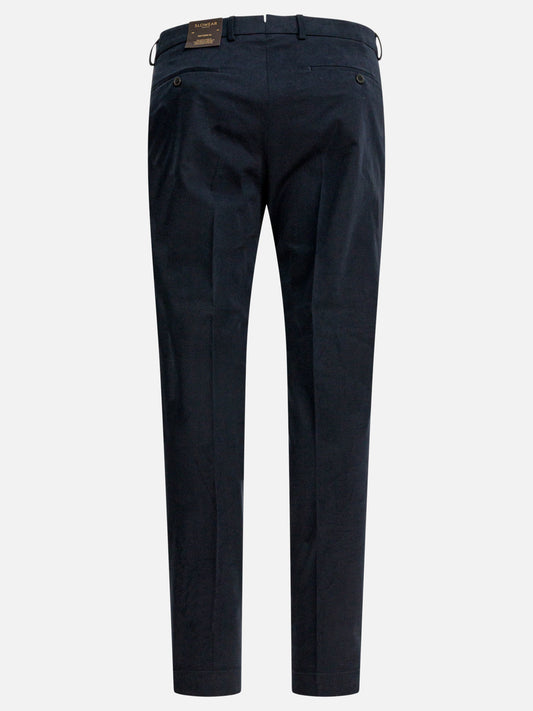 Pantaloni sartoriali Solid colour  Blu - Incotex Uomo | PLP | VIETTI Online Store | 2
