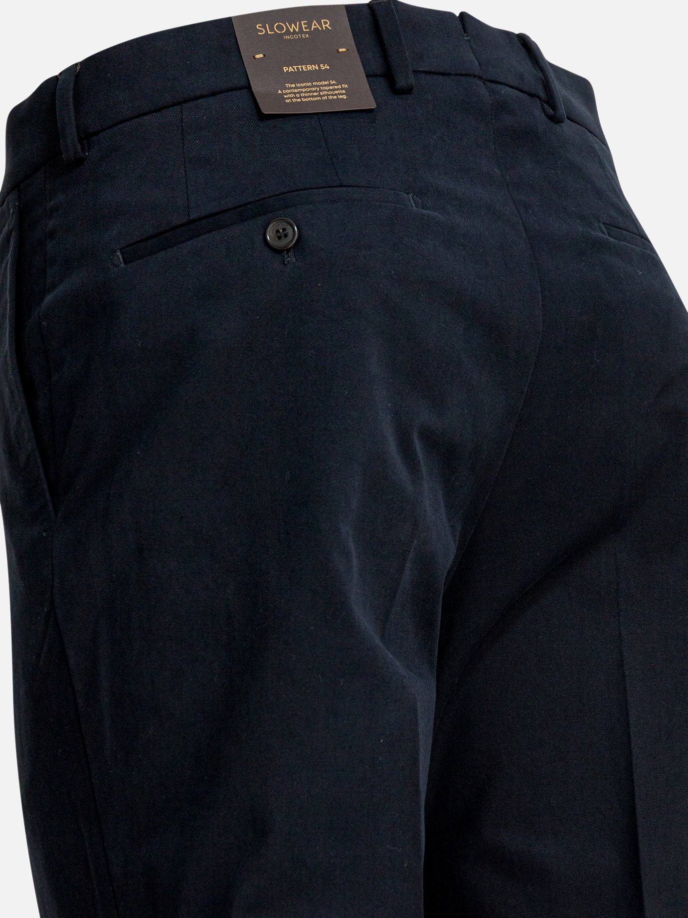 Tailored trousers Solid colour  Blue - Incotex Men | PDP | VIETTI Online Store | thumbnail_4