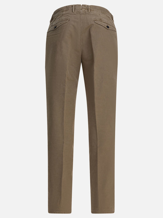 Leisure trousers Solid colour  Beige - Incotex Slacks Men | PLP | VIETTI Online Store | 2
