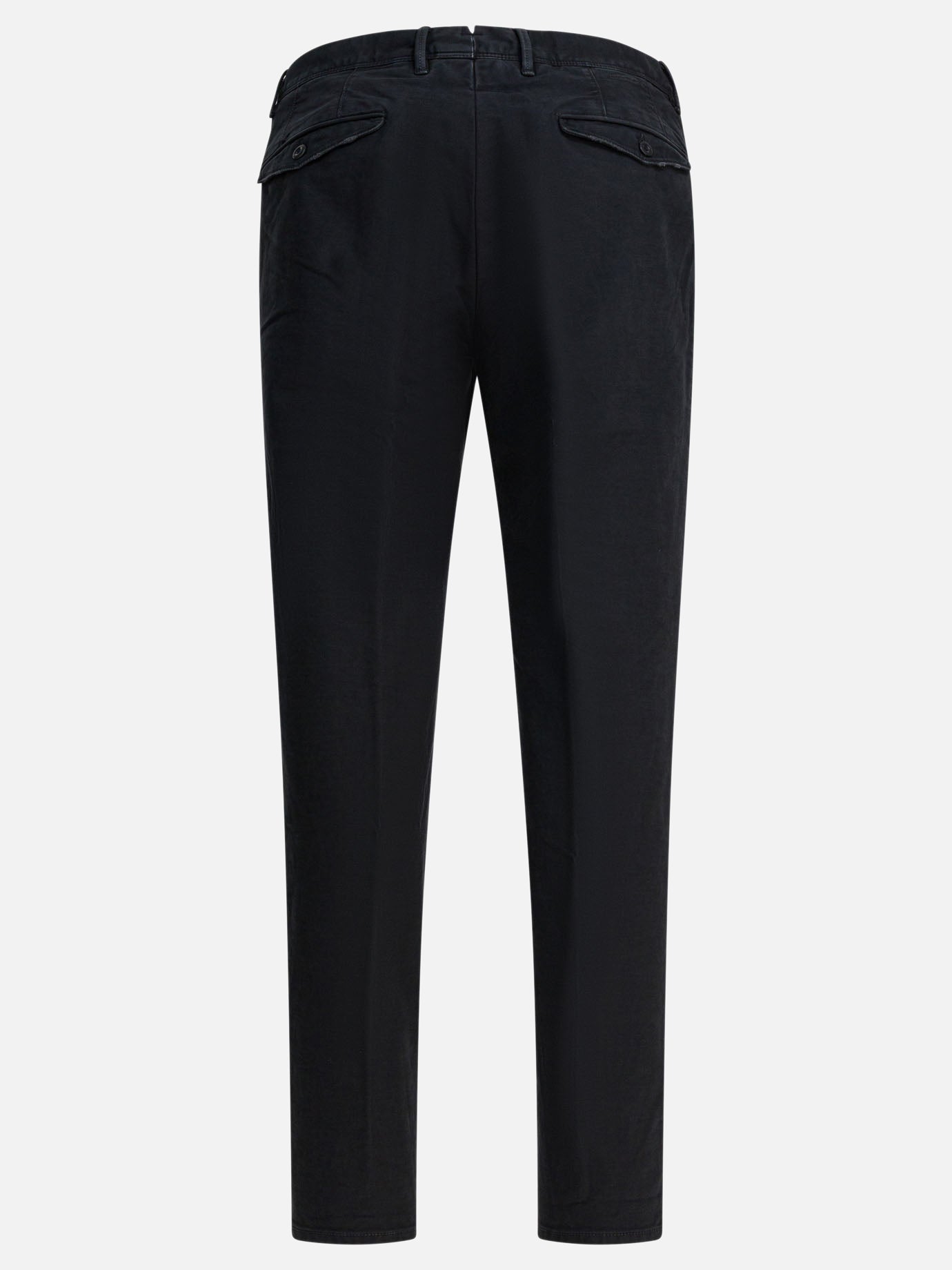 Pantaloni casual Solid colour  Nero - Incotex Slacks Uomo | PDP | VIETTI Online Store | thumbnail_2