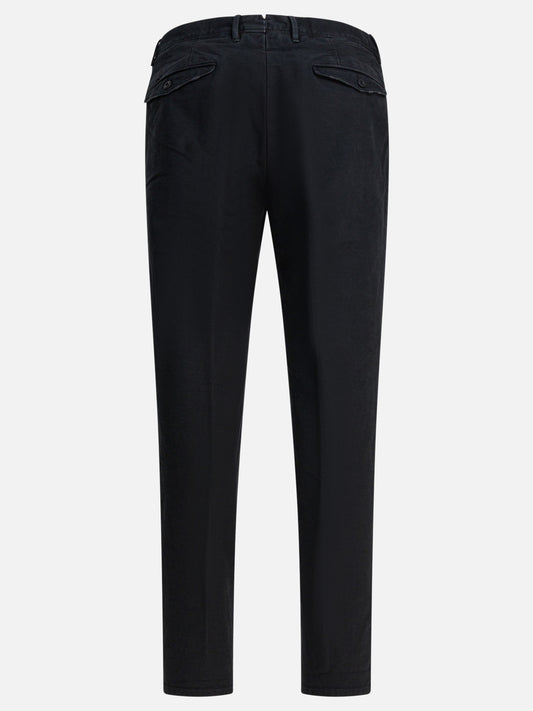Leisure trousers Solid colour  Black - Incotex Slacks Men | PLP | VIETTI Online Store | 2
