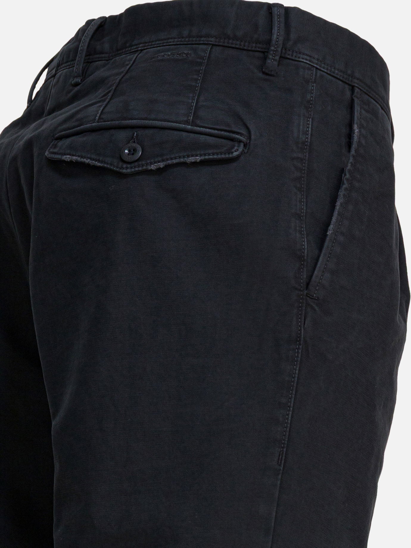 Pantaloni casual Solid colour  Nero - Incotex Slacks Uomo | PDP | VIETTI Online Store | thumbnail_4