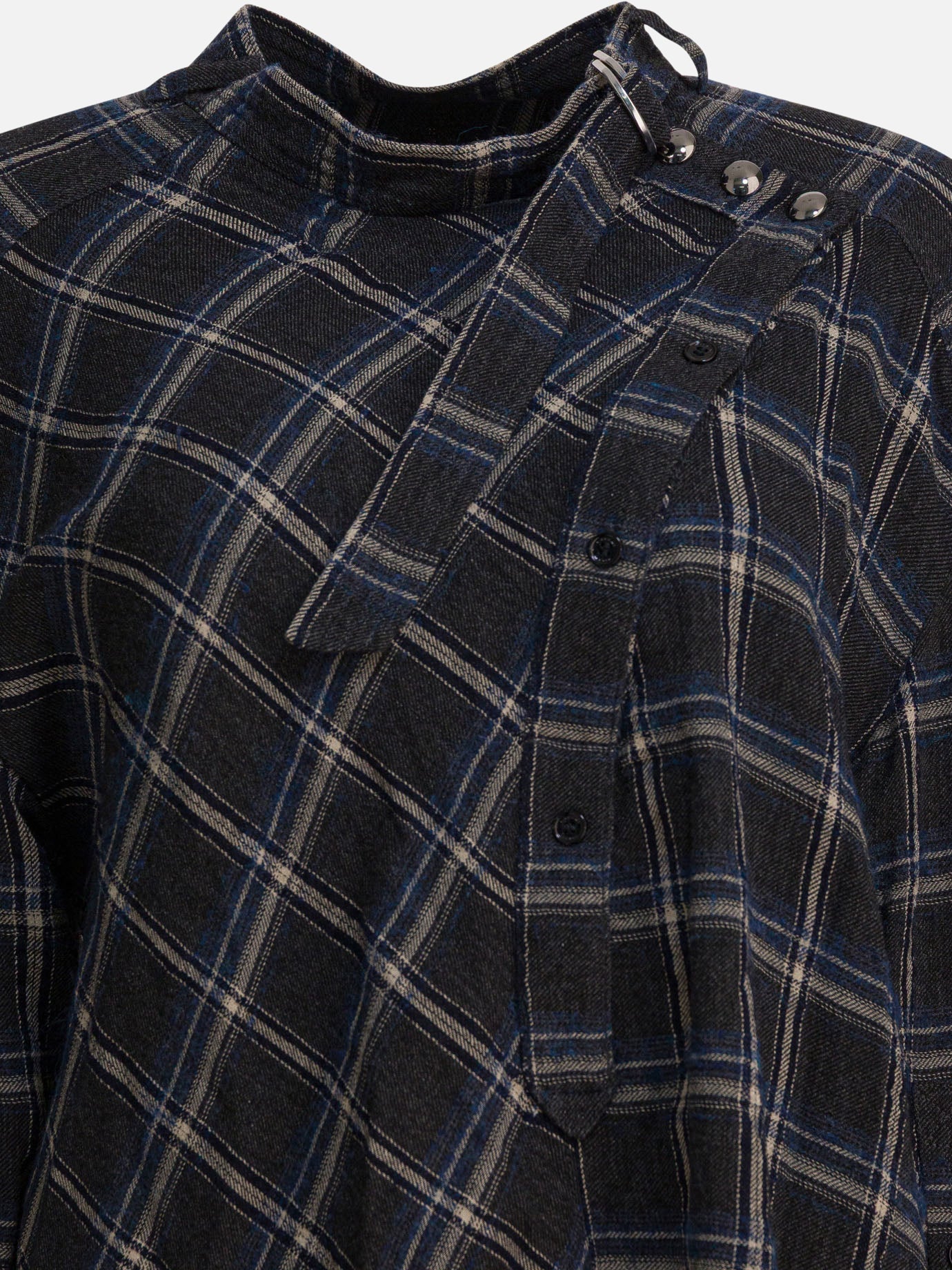 Bluse Check  Blu - Isabel Marant Donna | PDP | VIETTI Online Store | Zoom-Modal_4
