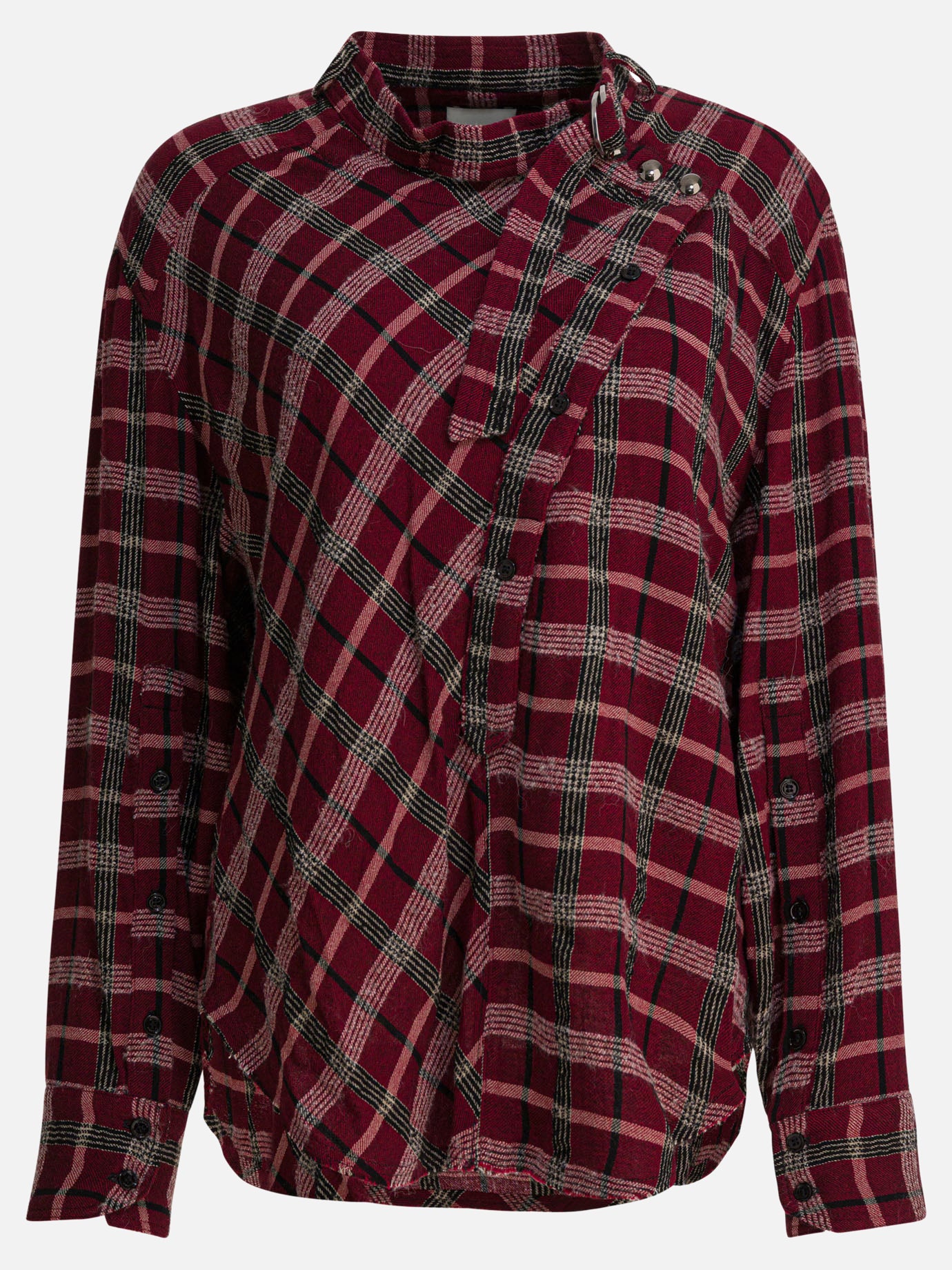 Blouses Check  Red - Isabel Marant Women | PDP | VIETTI Online Store | Zoom-Modal
