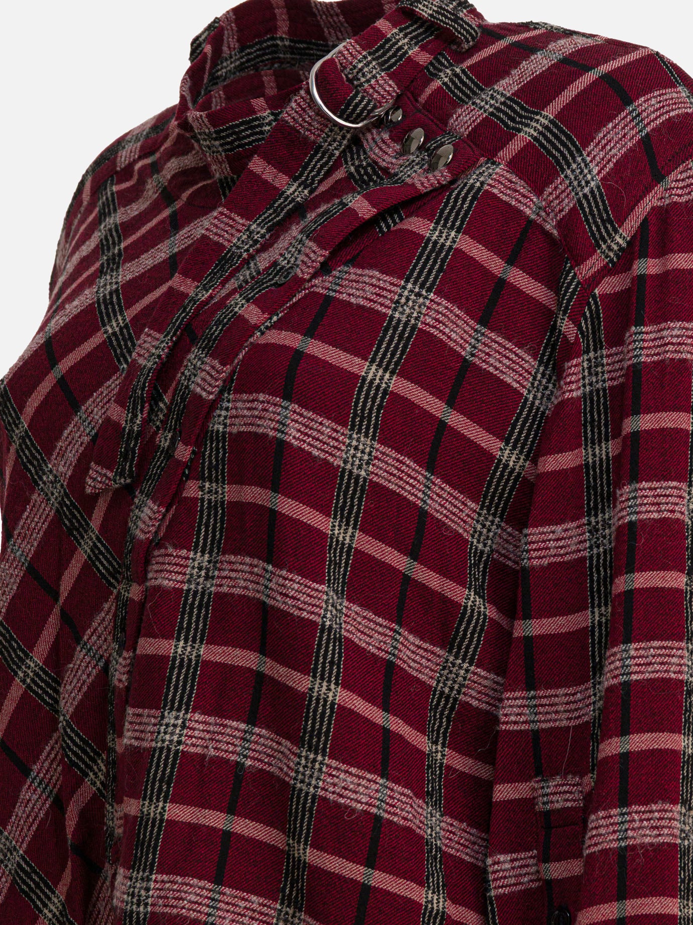 Blouses Check  Red - Isabel Marant Women | PDP | VIETTI Online Store | thumbnail_4