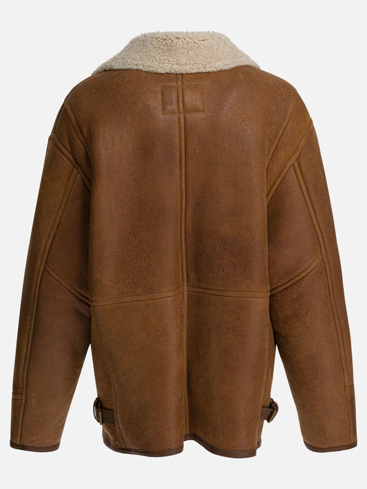 Giacche shearling Solid colour  Marrone - Isabel Marant Donna | PLP | VIETTI Online Store | 2
