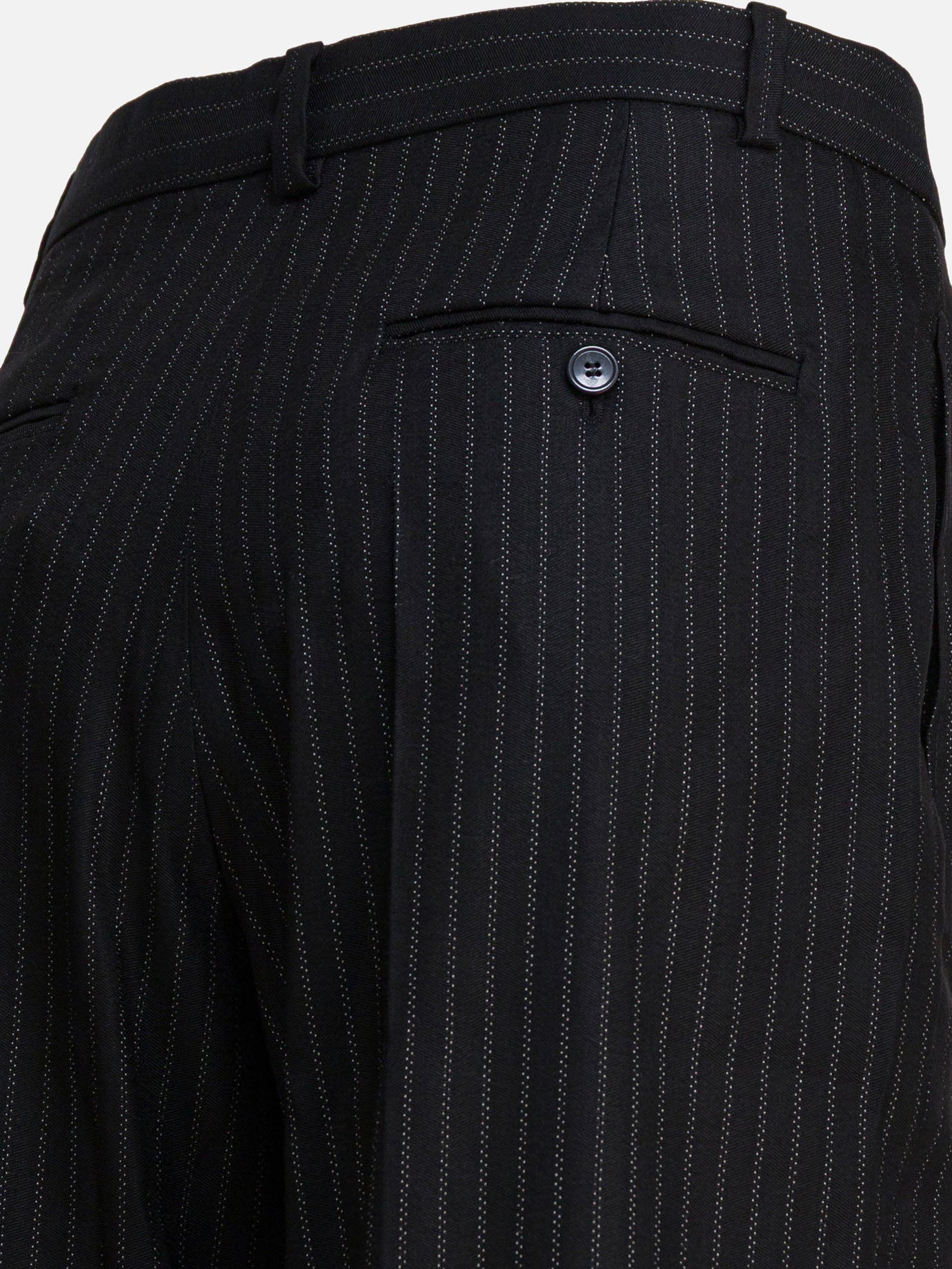 Pantaloni casual Pinstriped  Nero - Isabel Marant Donna | PDP | VIETTI Online Store | thumbnail_4