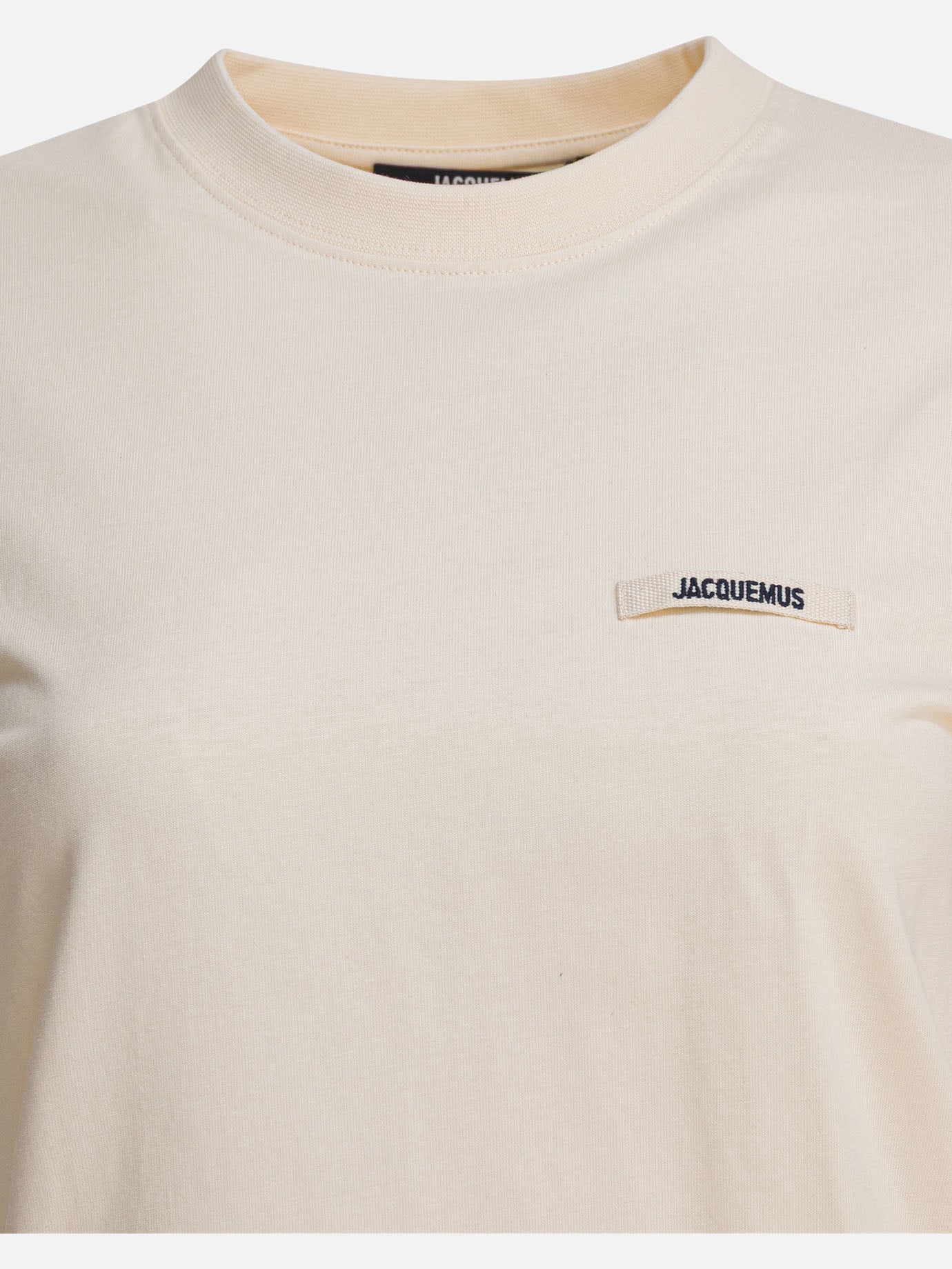 Crewneck t-shirts Logo  Beige - Jacquemus Women | PDP | VIETTI Online Store | Zoom-Modal_3
