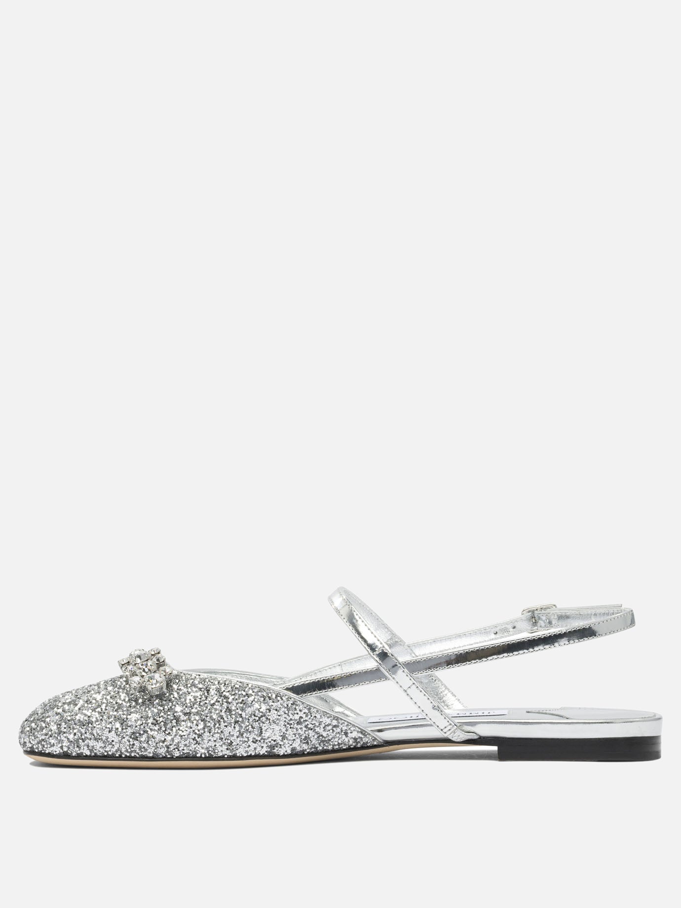 Mary Jane ballet flats 100% calf - 100% calf  Silver - Jimmy Choo Women | PDP | VIETTI Online Store | Zoom-Modal_3
