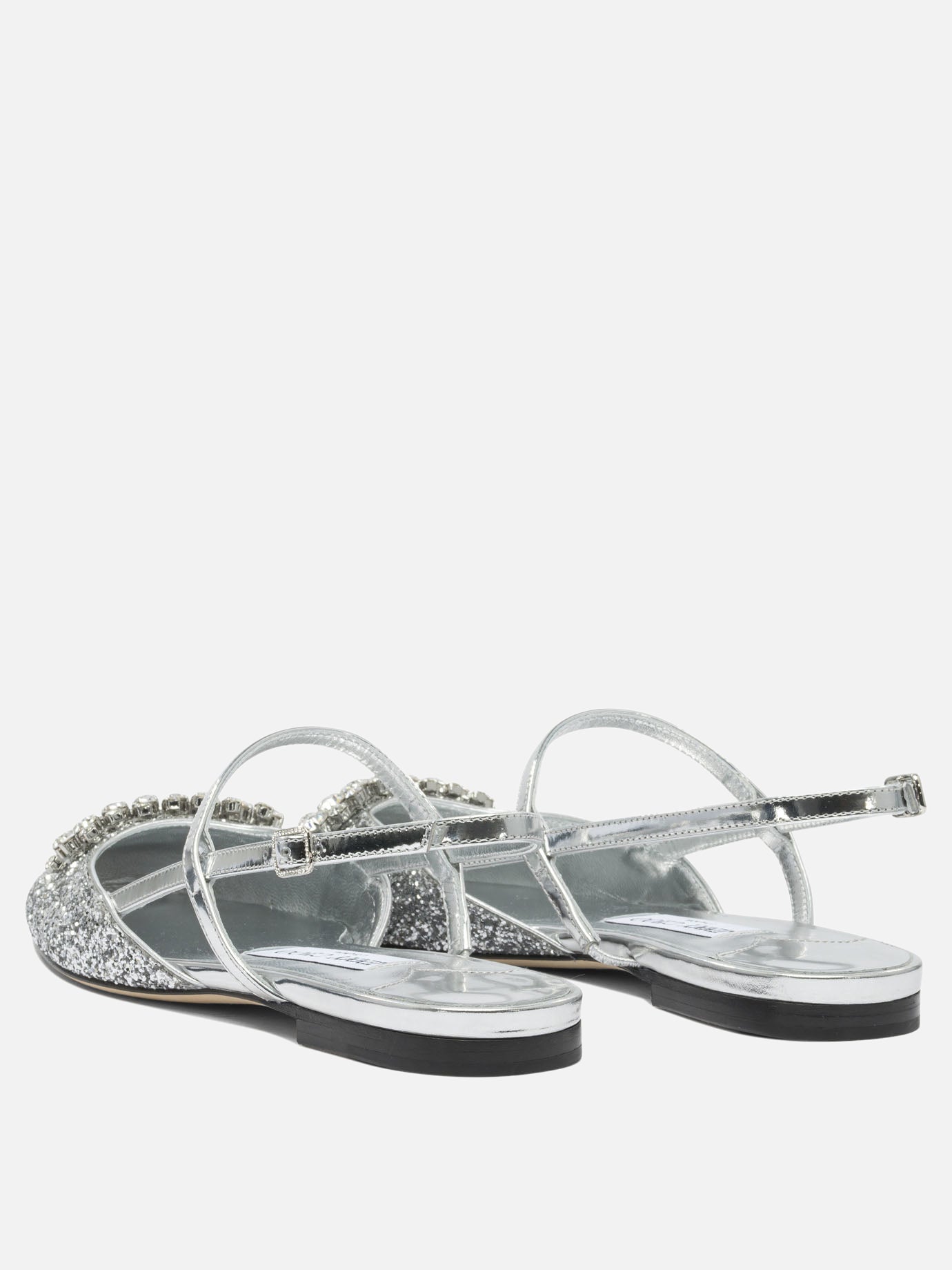 Mary Jane ballet flats 100% calf - 100% calf  Silver - Jimmy Choo Women | PDP | VIETTI Online Store | Zoom-Modal_4
