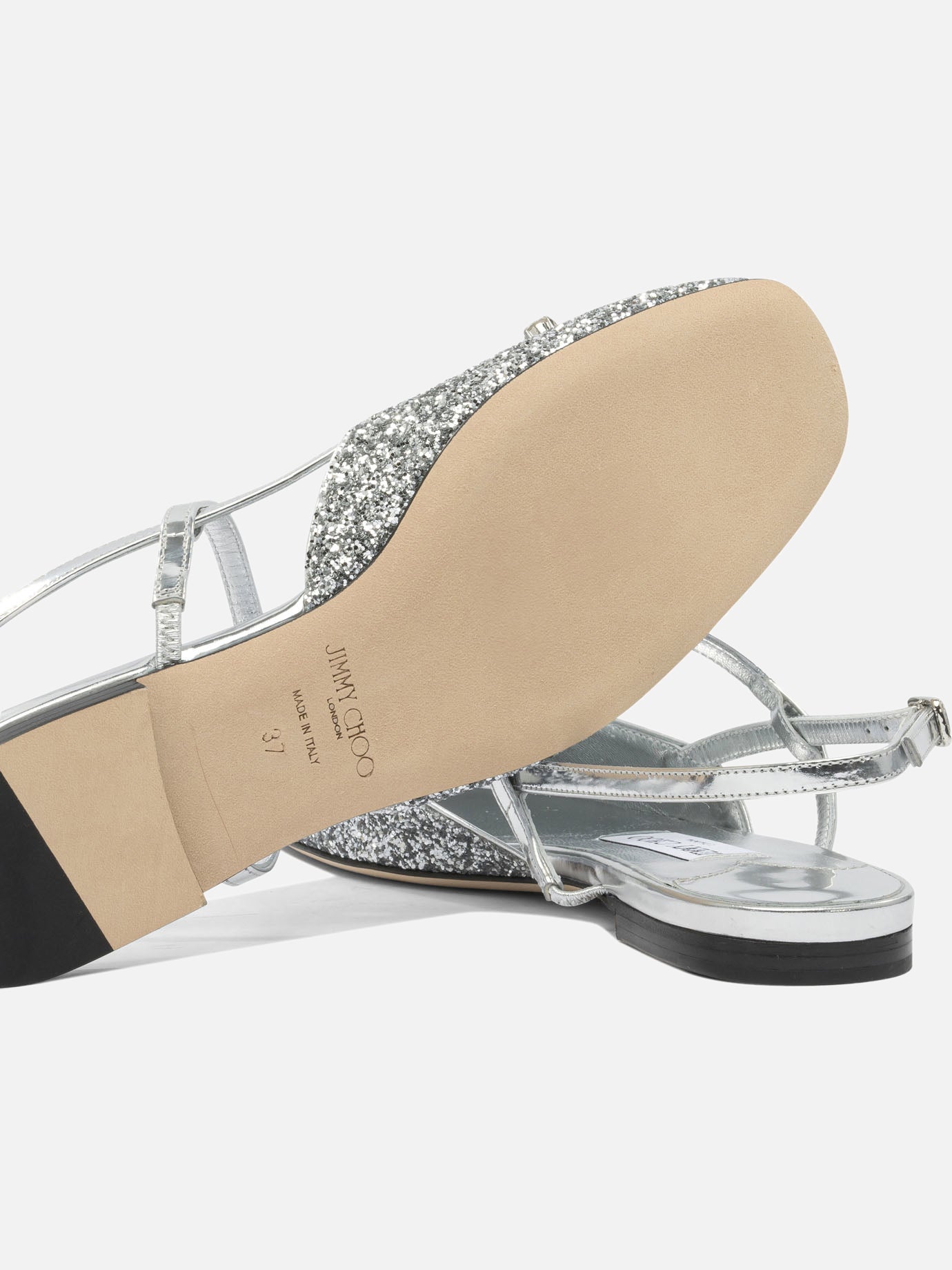 Mary Jane ballet flats 100% calf - 100% calf  Silver - Jimmy Choo Women | PDP | VIETTI Online Store | Zoom-Modal_5
