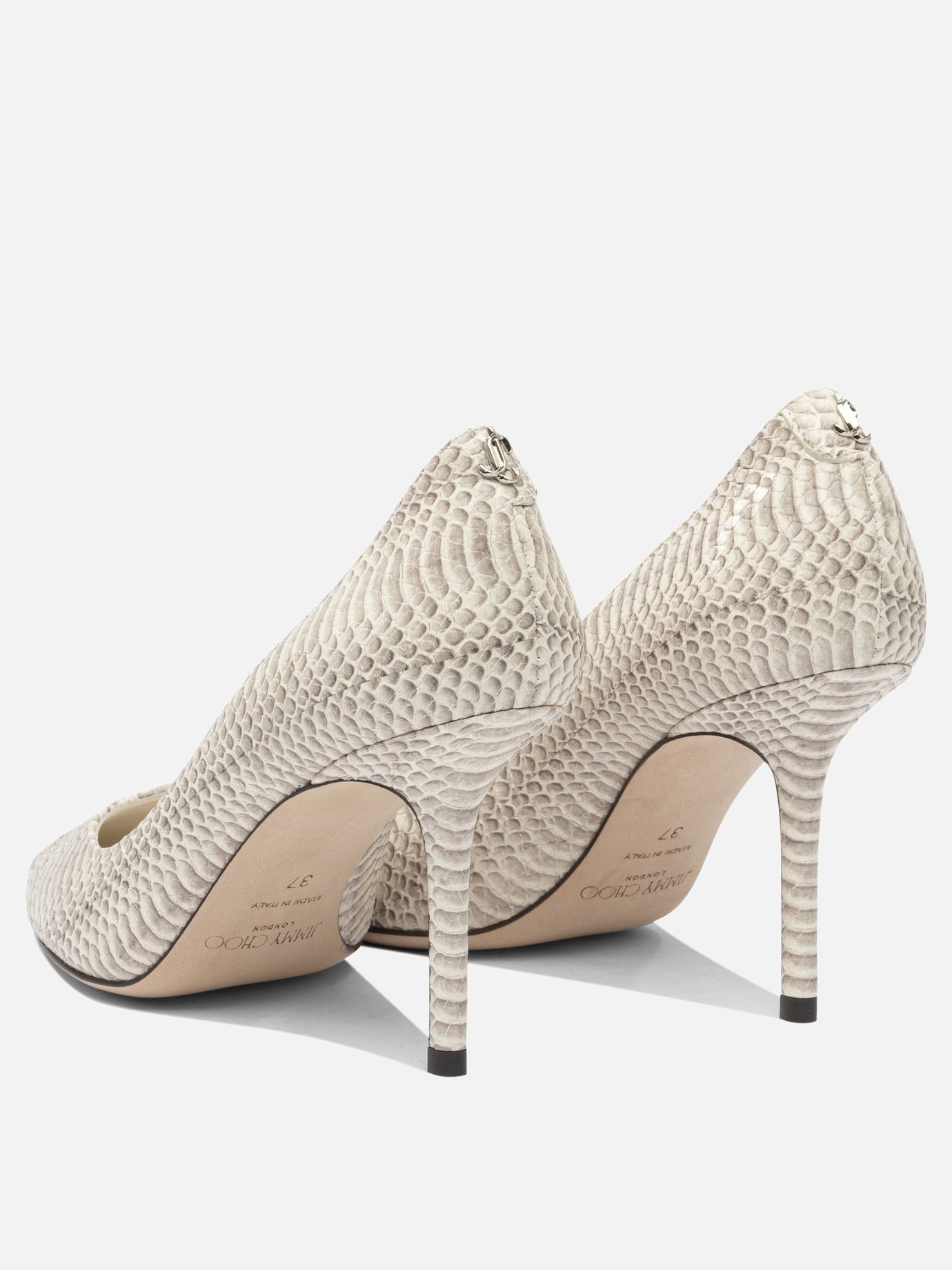 Décolleté 100% domestic goat - 100% calf  Grigio - Jimmy Choo Donna | PDP | VIETTI Online Store | Zoom-Modal_4

