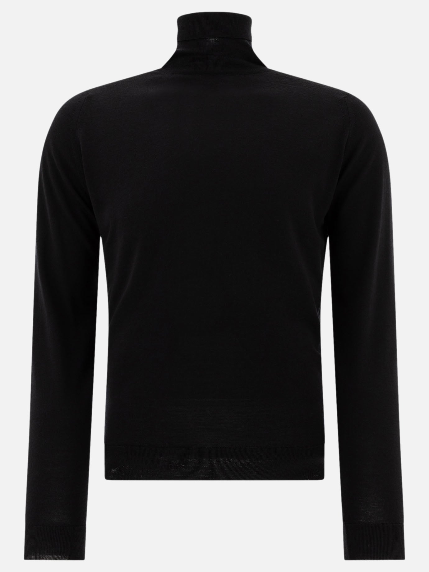 Turtleneck sweaters Solid colour  Black - John Smedley Men | PDP | VIETTI Online Store | Zoom-Modal

