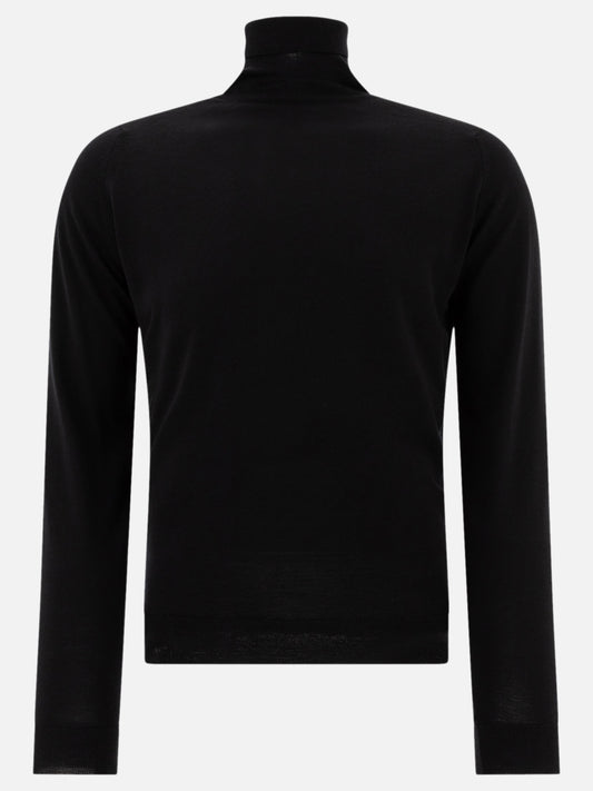Maglioni dolcevita Solid colour  Nero - John Smedley Uomo | PLP | VIETTI Online Store 
