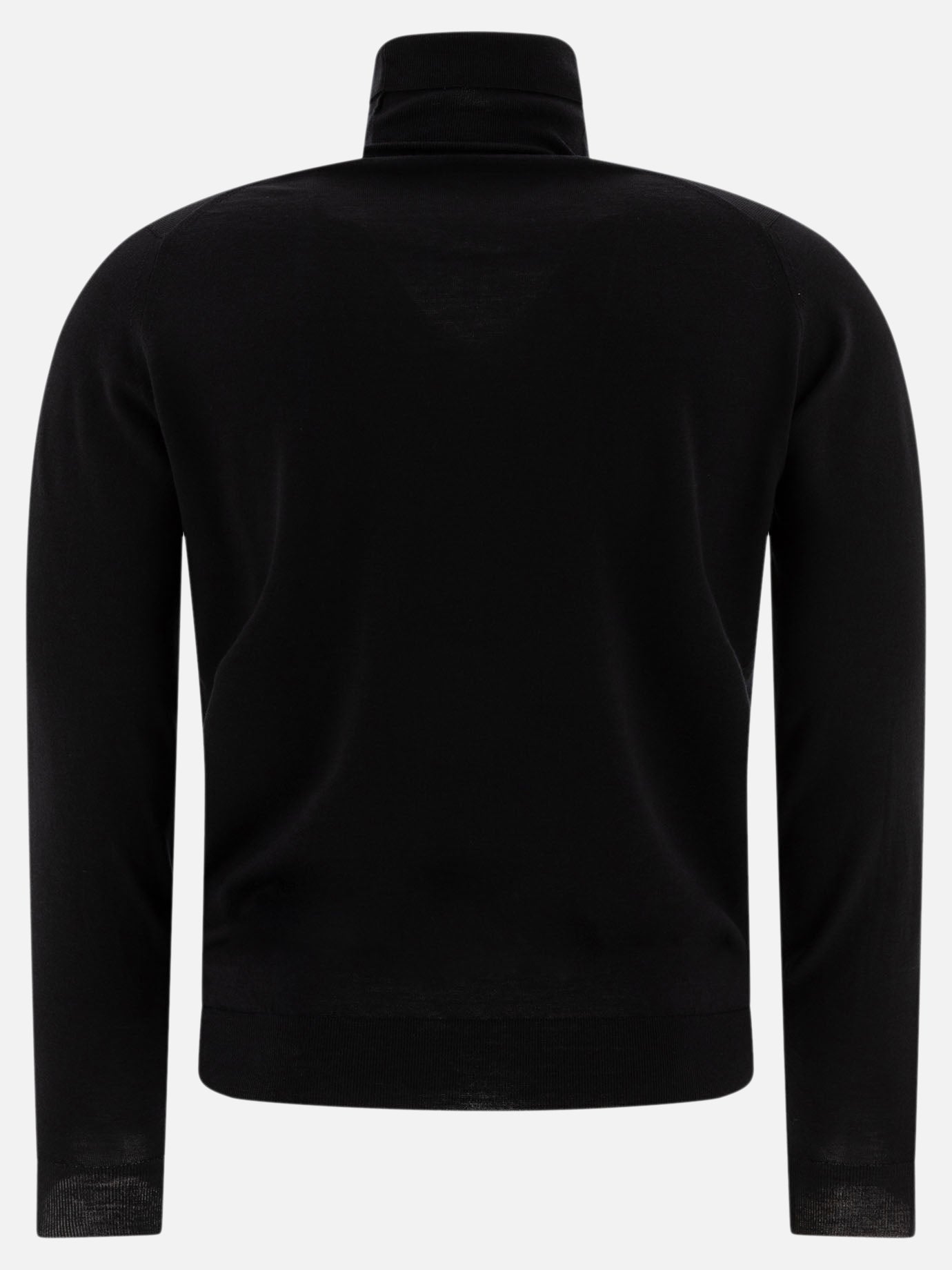Turtleneck sweaters Solid colour  Black - John Smedley Men | PDP | VIETTI Online Store | Zoom-Modal_2
