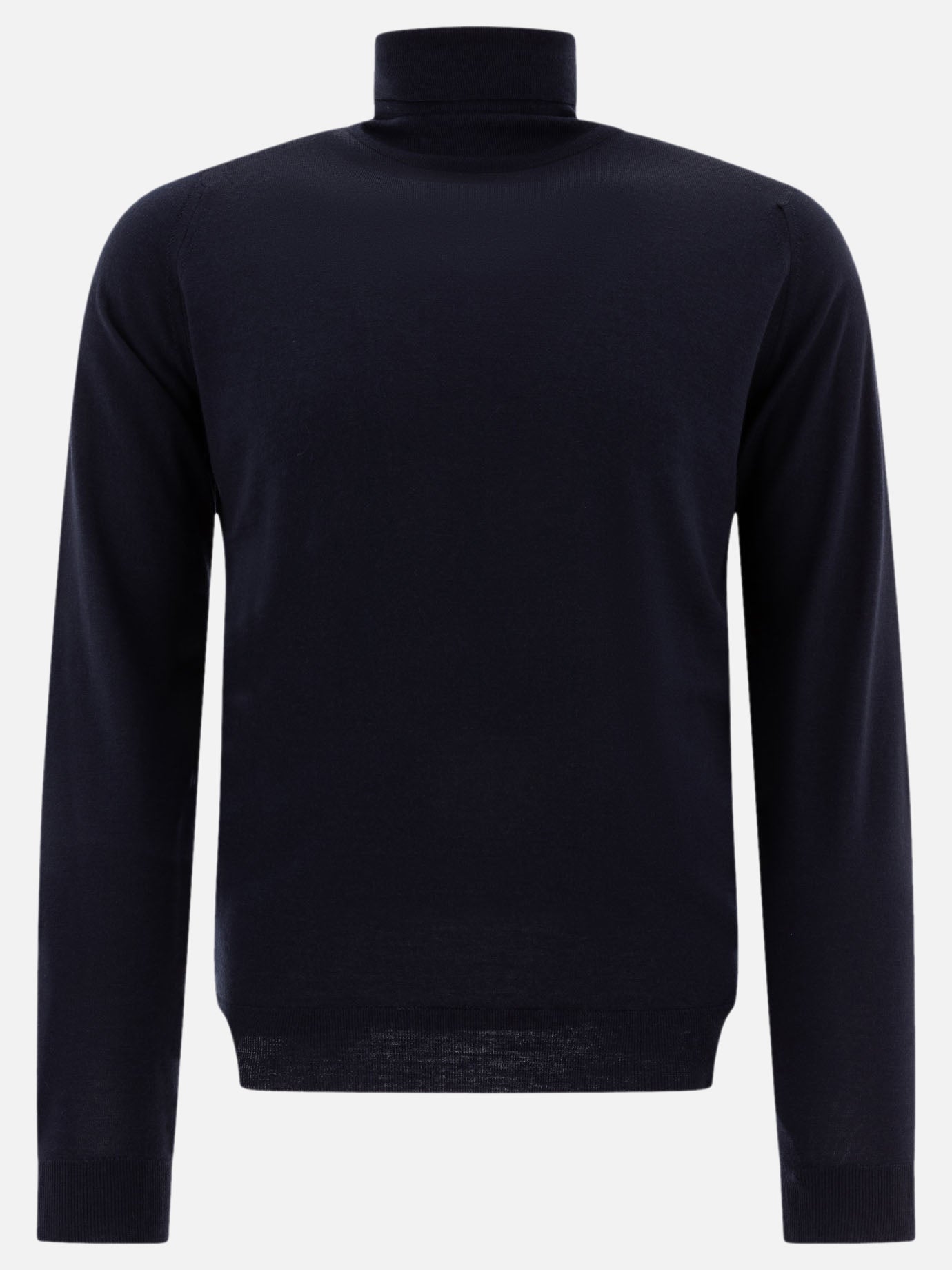 Turtleneck sweaters Solid colour  Blue - John Smedley Men | PDP | VIETTI Online Store | Zoom-Modal
