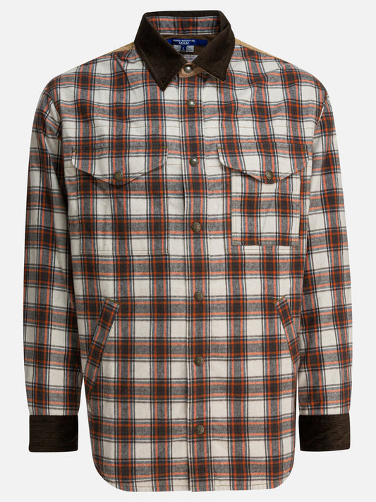 Giacche overshirt Check  Marrone - Junya Watanabe MAN Uomo | PLP | VIETTI Online Store 
