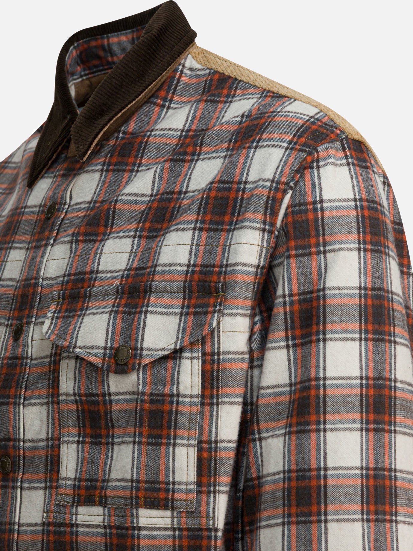 Giacche overshirt Check  Marrone - Junya Watanabe MAN Uomo | PDP | VIETTI Online Store | Zoom-Modal_4
