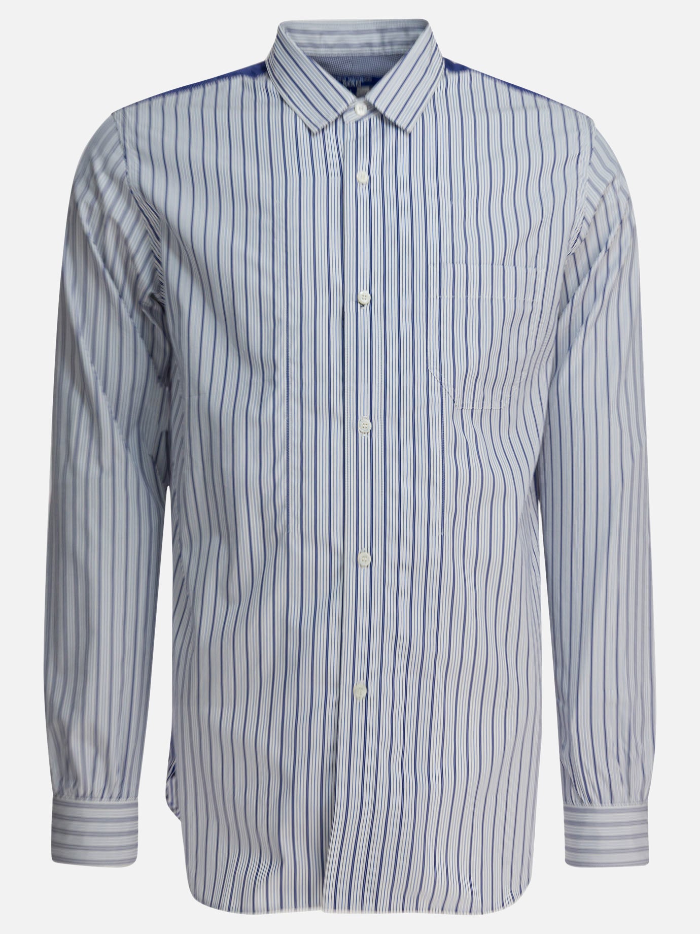 Camicie casual Striped  Azzurro - Junya Watanabe MAN Uomo | PDP | VIETTI Online Store | thumbnail