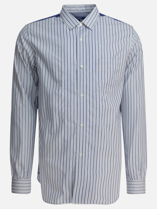 Camicie casual Striped  Azzurro - Junya Watanabe MAN Uomo | PLP | VIETTI Online Store 

