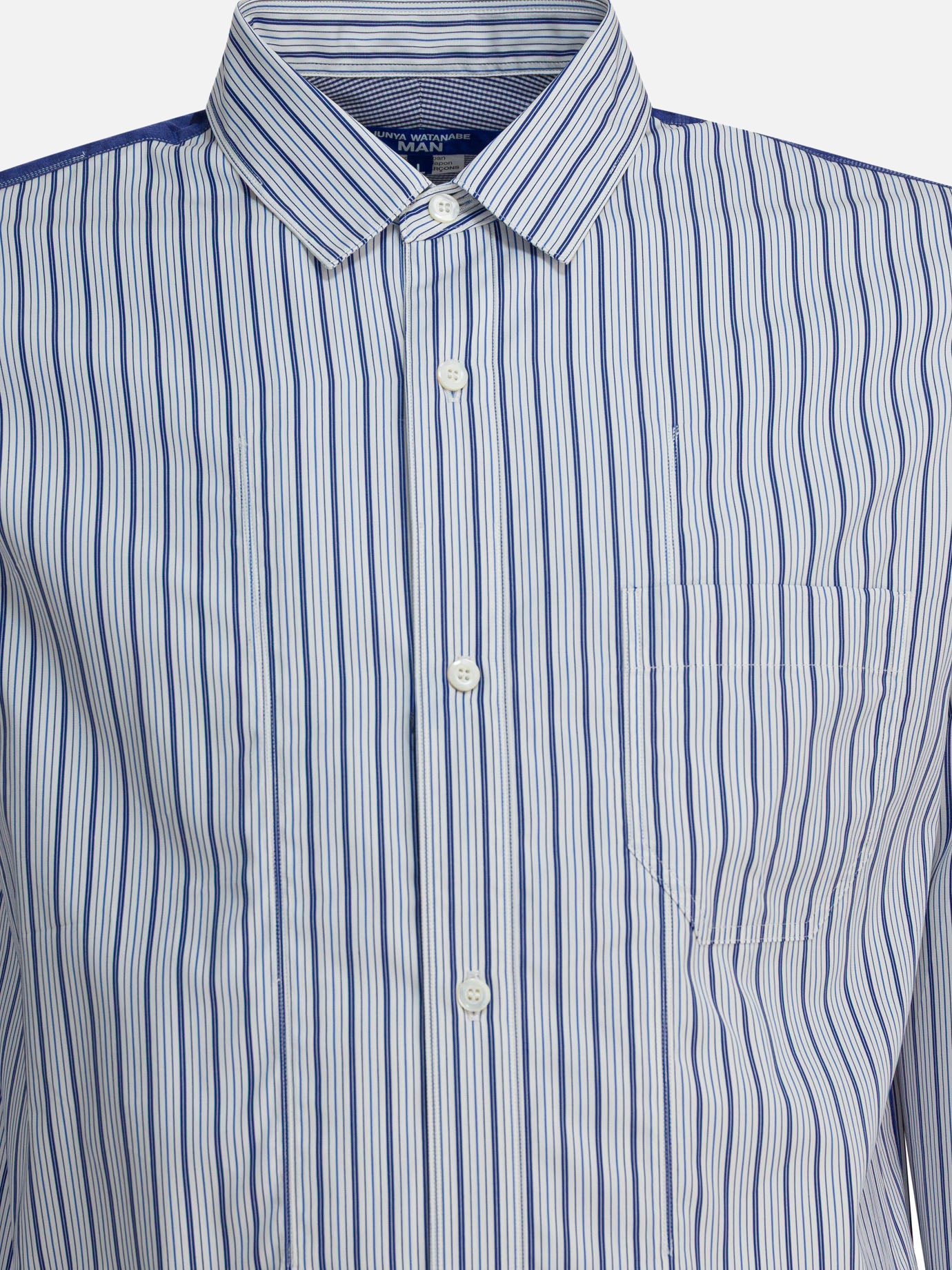 Camicie casual Striped  Azzurro - Junya Watanabe MAN Uomo | PDP | VIETTI Online Store | Zoom-Modal_3
