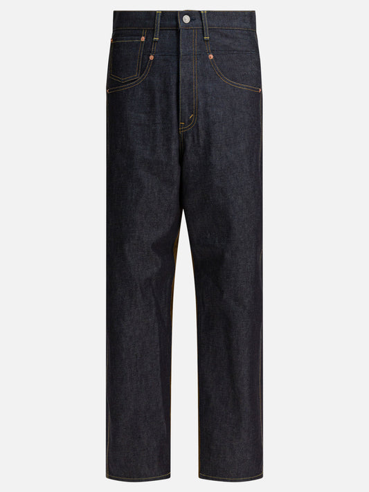 Jeans a gamba dritta Solid colour  Blu - Junya Watanabe MAN Uomo | PLP | VIETTI Online Store 
