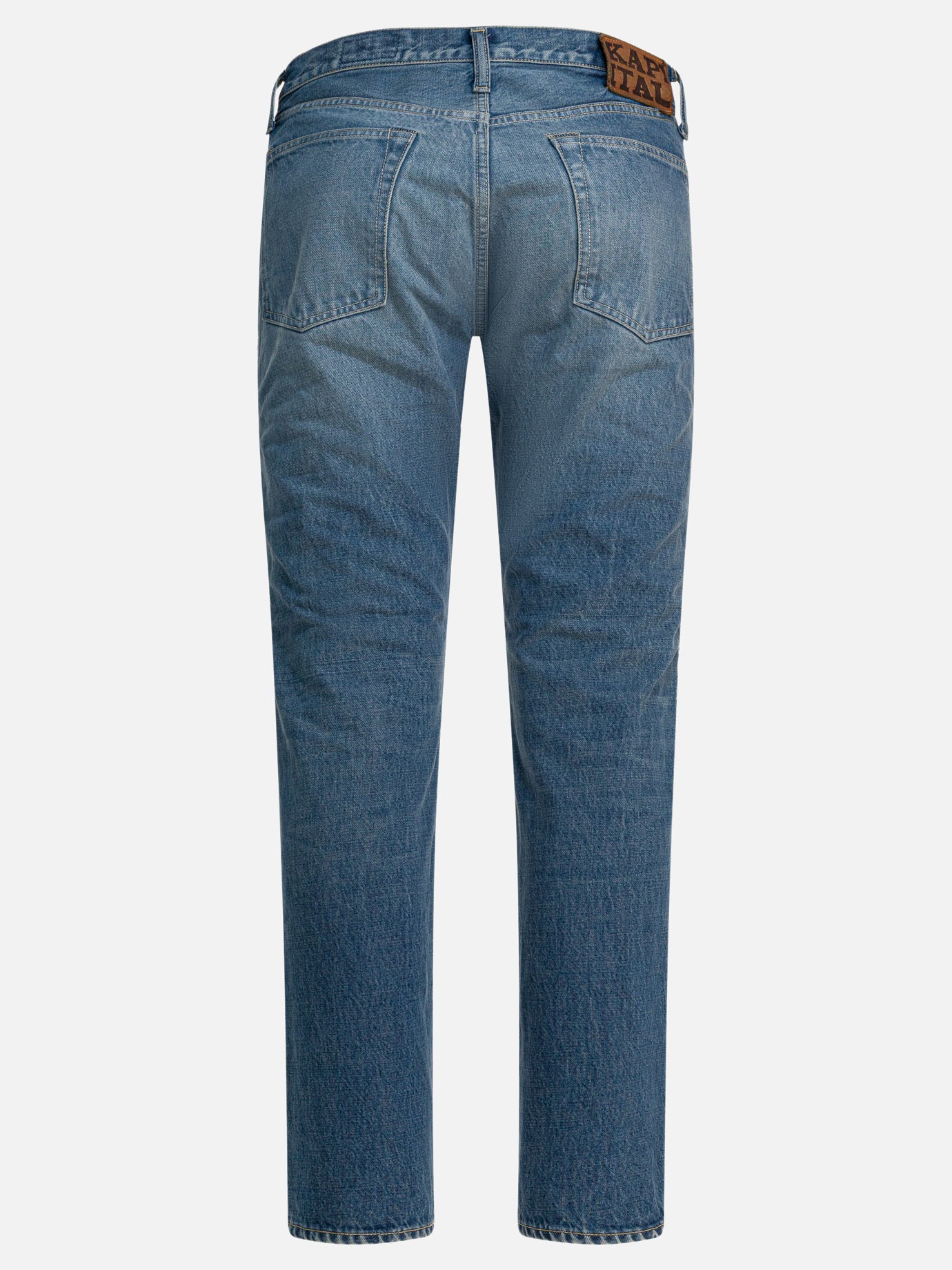 Jeans a gamba dritta Solid colour  Blu - KAPITAL Uomo | PDP | VIETTI Online Store | thumbnail_2