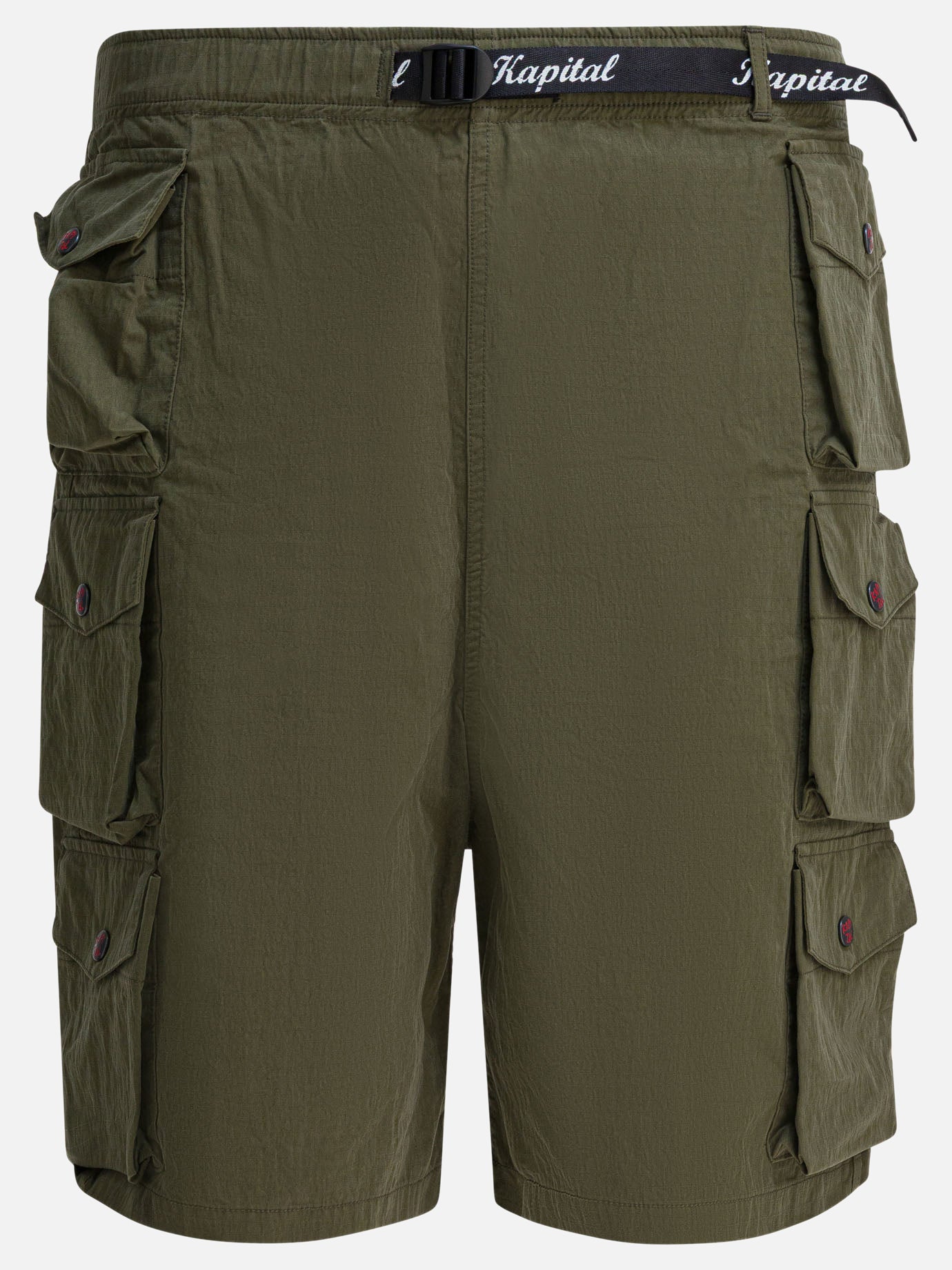 Short cargo Solid colour  Verde - KAPITAL Uomo | PDP | VIETTI Online Store | thumbnail