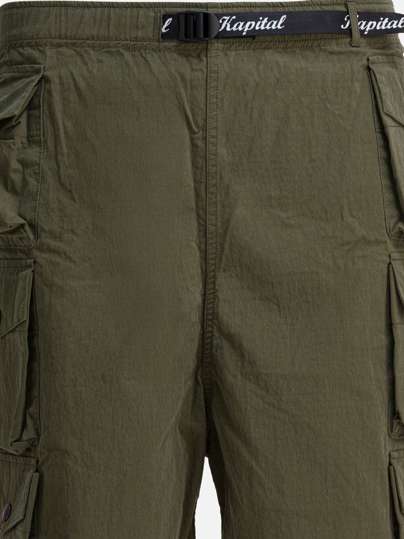 Short cargo Solid colour  Verde - KAPITAL Uomo | PDP | VIETTI Online Store | Zoom-Modal_3
