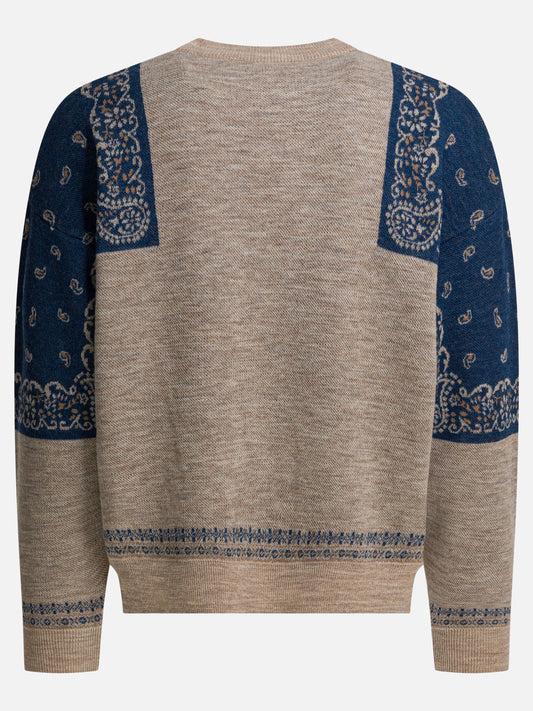 Maglioni girocollo Paisley  Blu - KAPITAL Uomo | VIETTI Online Store | 2
