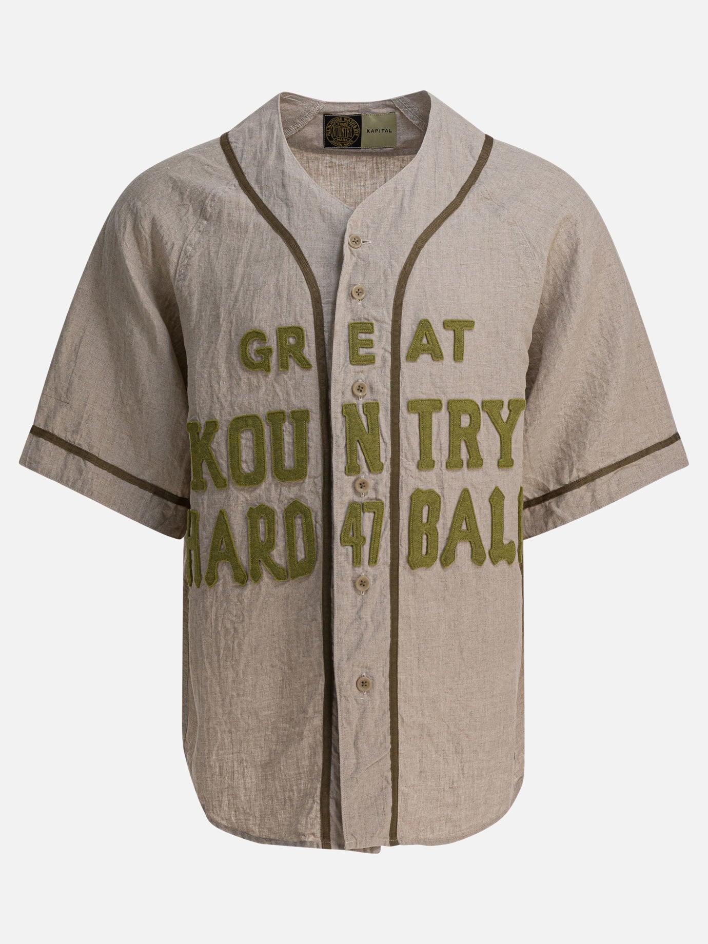 Camicie casual Solid colour  Beige - KAPITAL Uomo | PDP | VIETTI Online Store | thumbnail