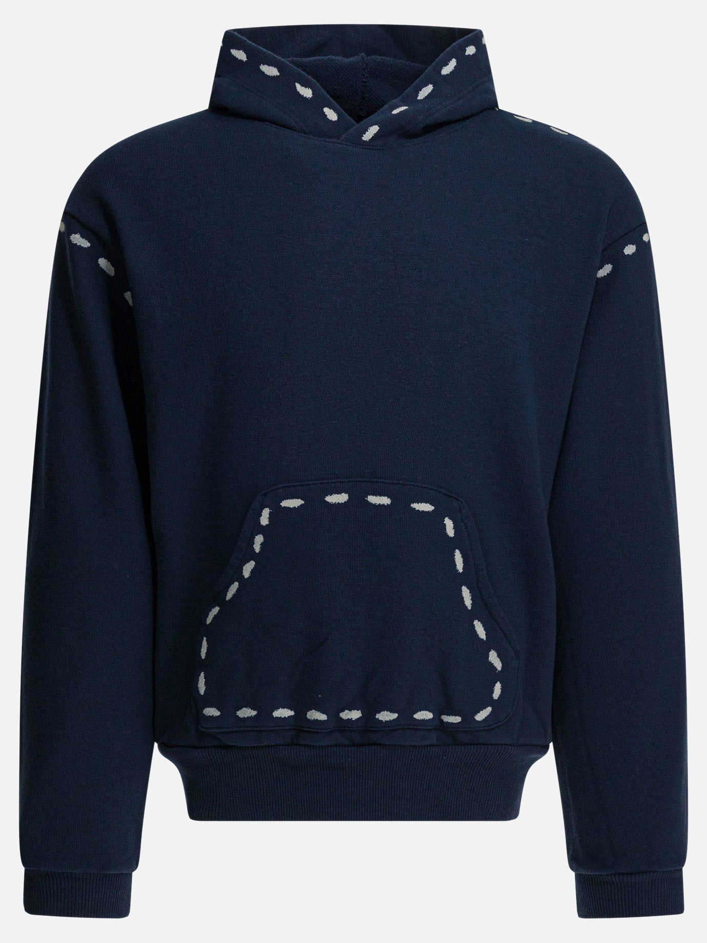 Felpe con cappuccio Solid colour  Blu - KAPITAL Uomo | PDP | VIETTI Online Store | Zoom-Modal
