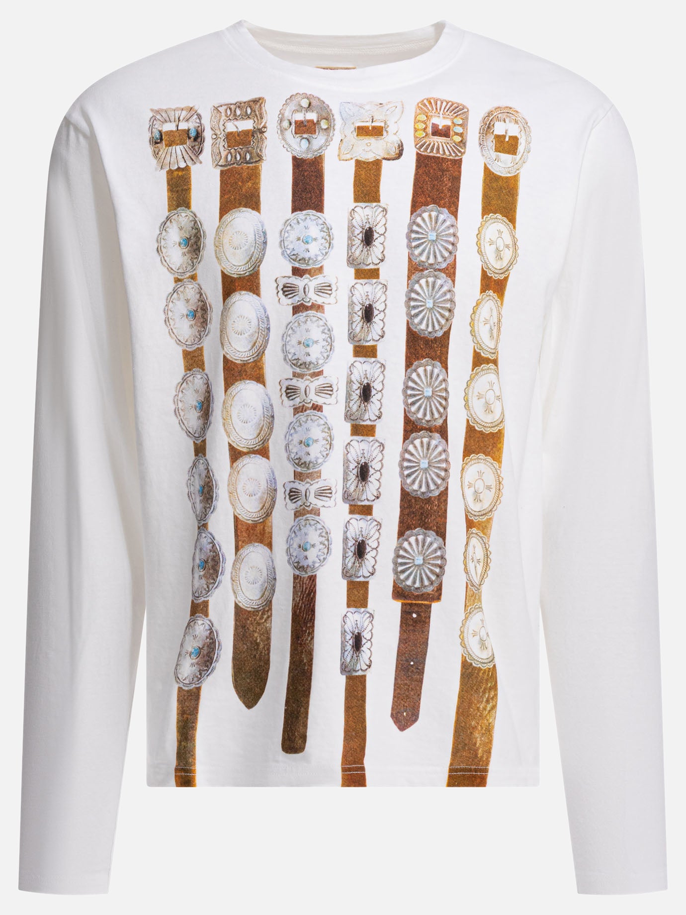 Crewneck t-shirts Graphics  White - KAPITAL Men | PDP | VIETTI Online Store | Zoom-Modal
