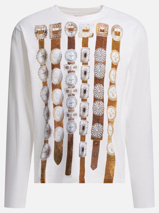 T-shirt girocollo Graphics  Bianco - KAPITAL Uomo | VIETTI Online Store 
