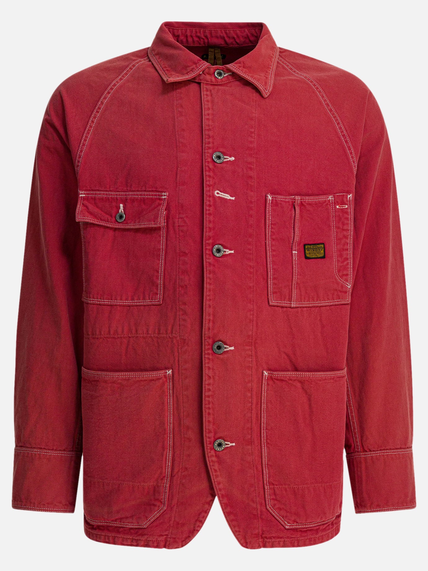 Giacche overshirt Solid colour  Rosso - KAPITAL Uomo | PDP | VIETTI Online Store | Zoom-Modal
