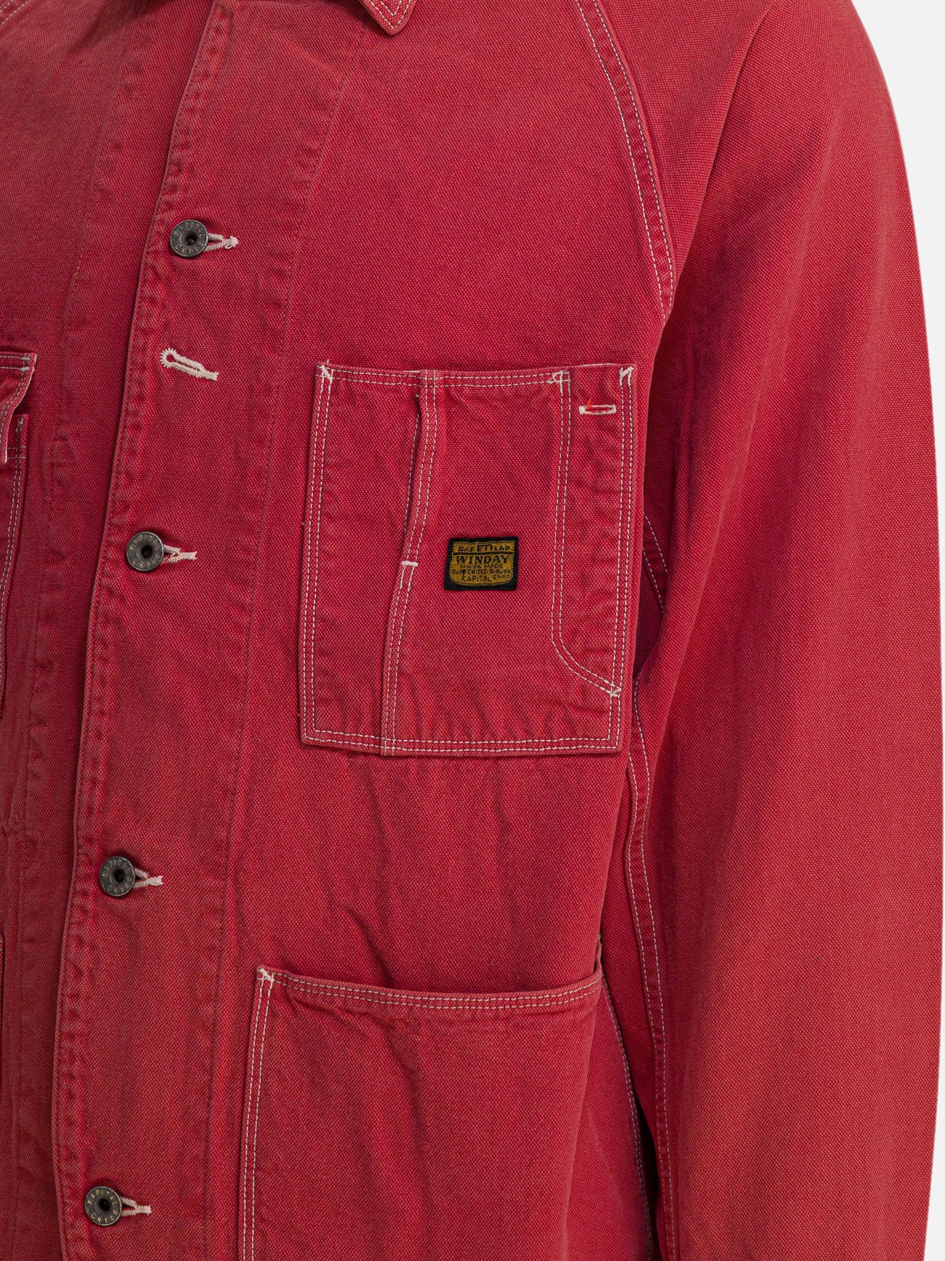 Giacche overshirt Solid colour  Rosso - KAPITAL Uomo | PDP | VIETTI Online Store | thumbnail_4