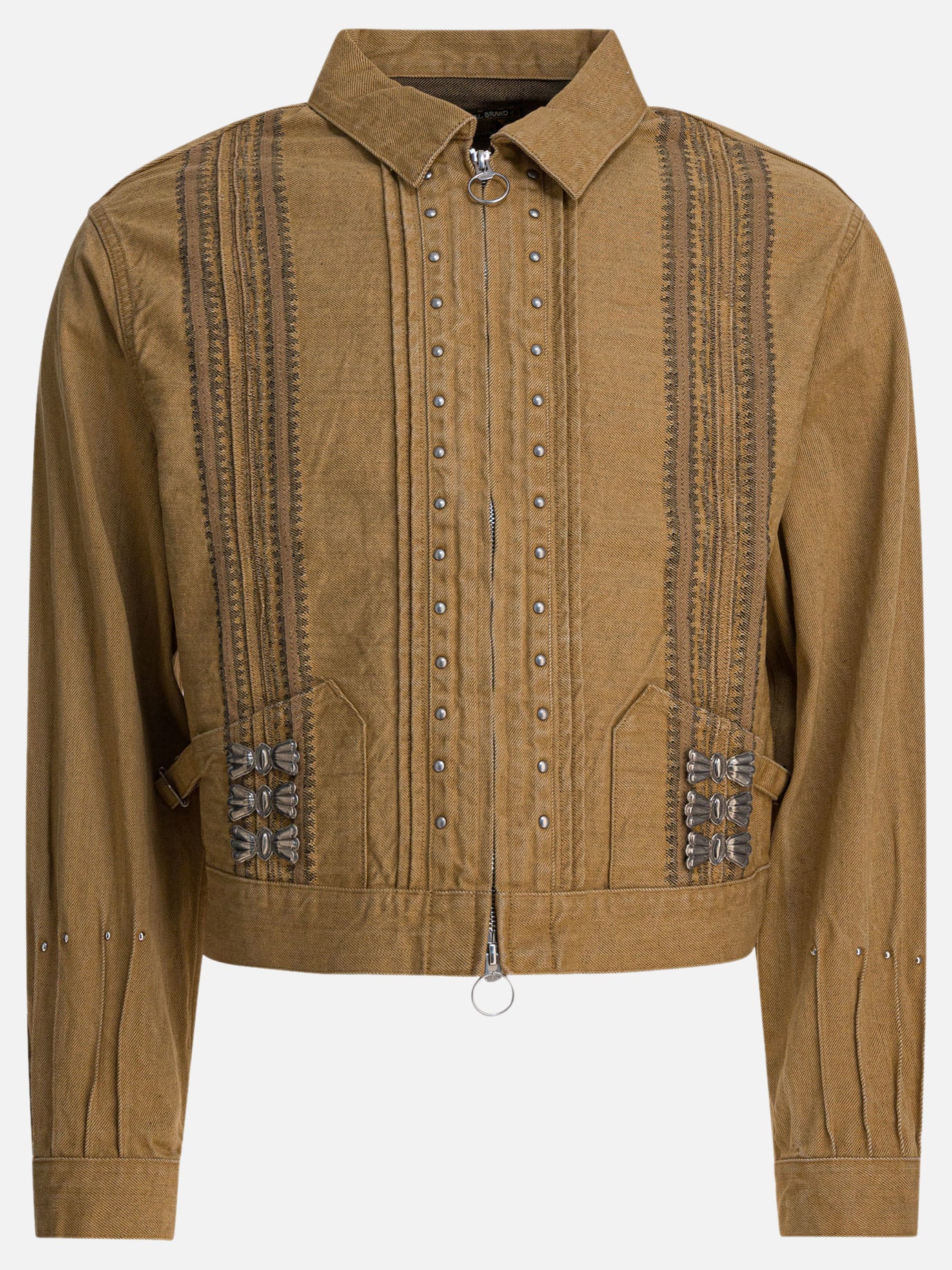 Giacche overshirt Embroidered  Beige - KAPITAL Uomo | PDP | VIETTI Online Store | Zoom-Modal
