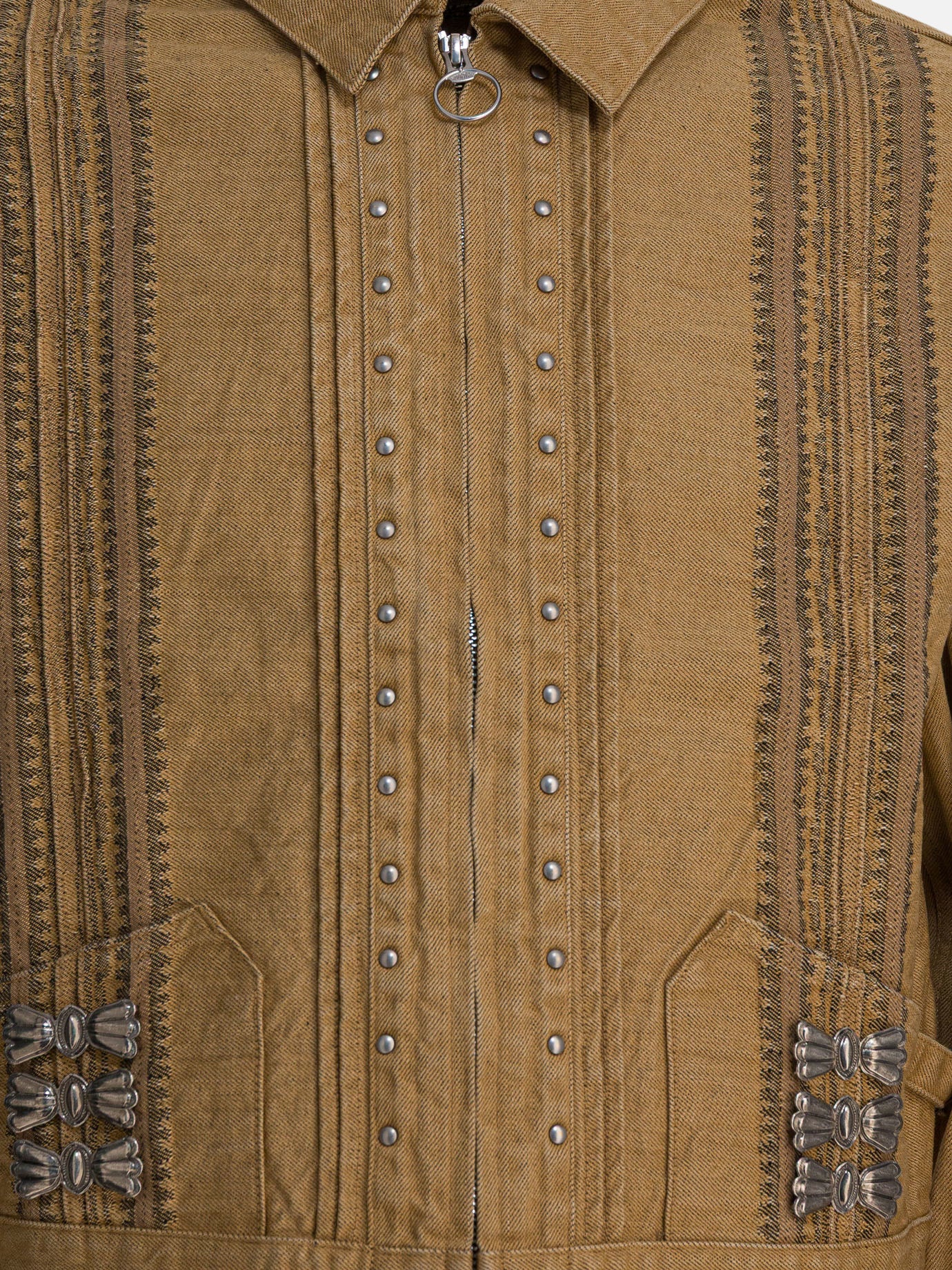 Giacche overshirt Embroidered  Beige - KAPITAL Uomo | PDP | VIETTI Online Store | thumbnail_3