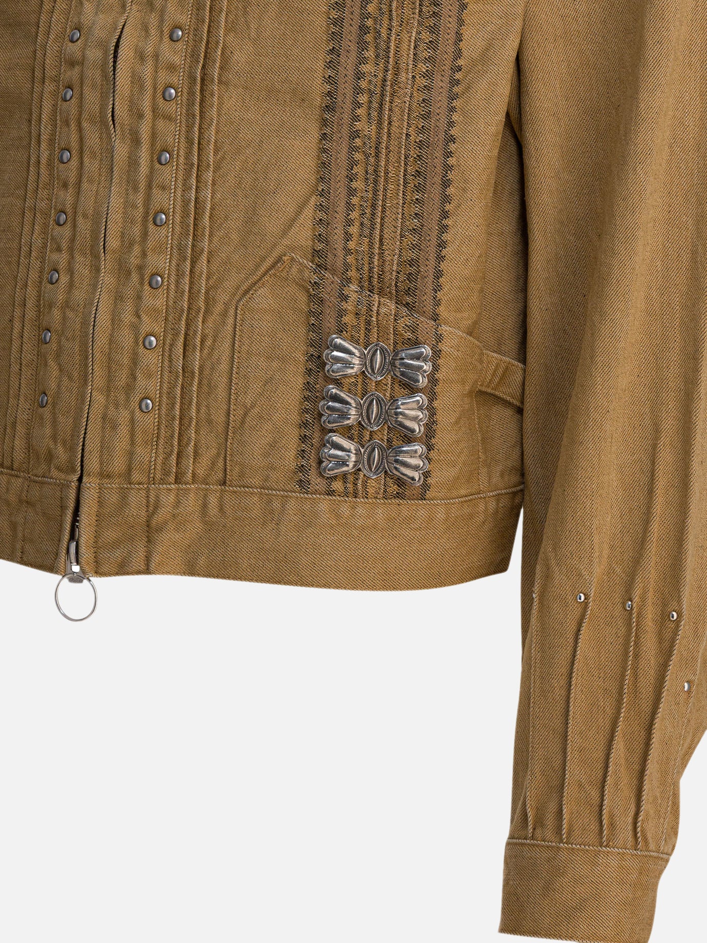Giacche overshirt Embroidered  Beige - KAPITAL Uomo | PDP | VIETTI Online Store | Zoom-Modal_4
