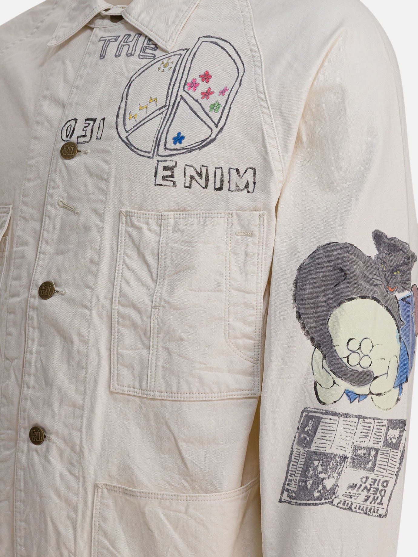 Giacche overshirt Graphics  Beige - KAPITAL Uomo | PDP | VIETTI Online Store | thumbnail_4