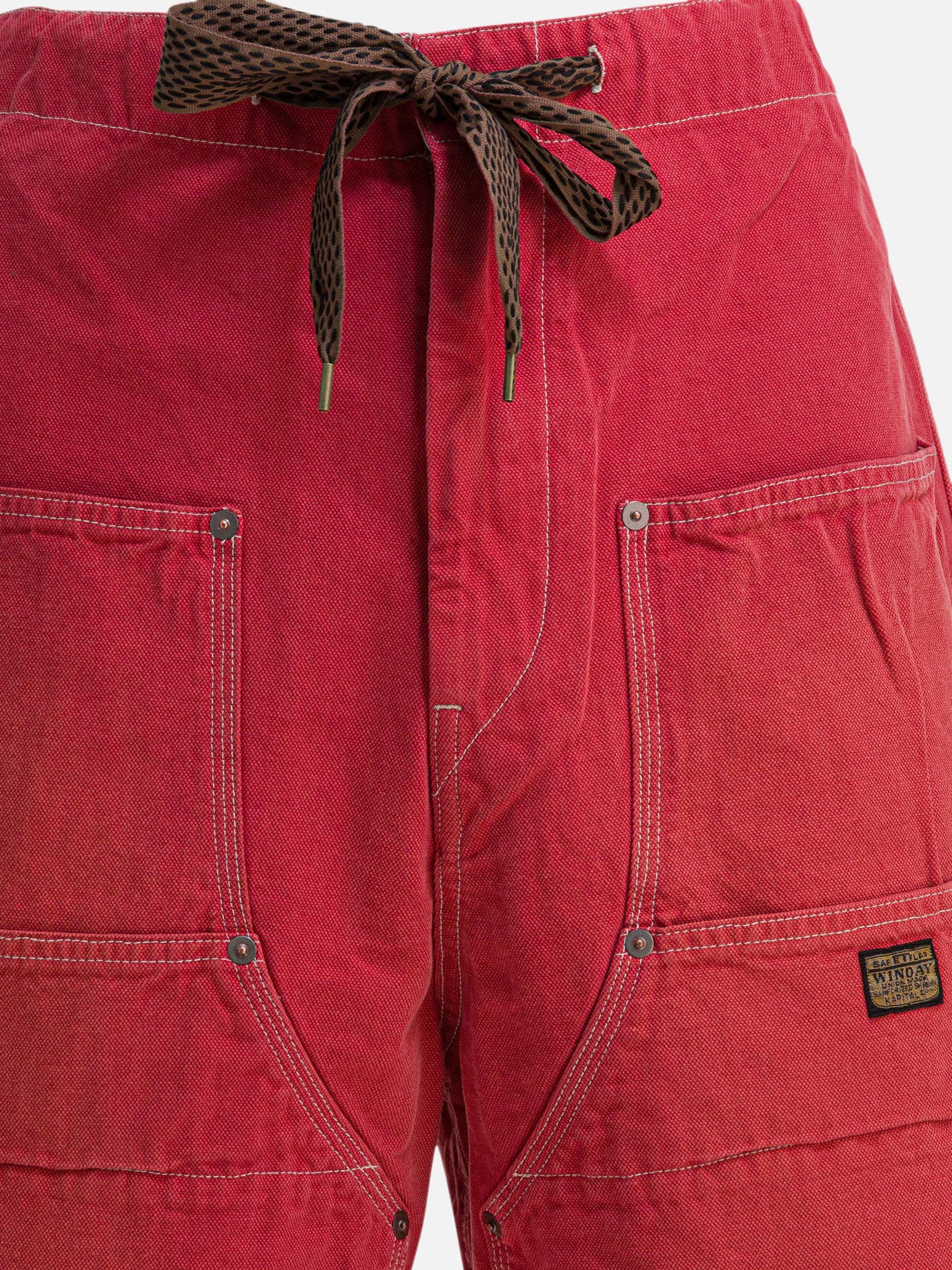 Short con lacci Solid colour  Marrone - KAPITAL Uomo | PDP | VIETTI Online Store | thumbnail_3