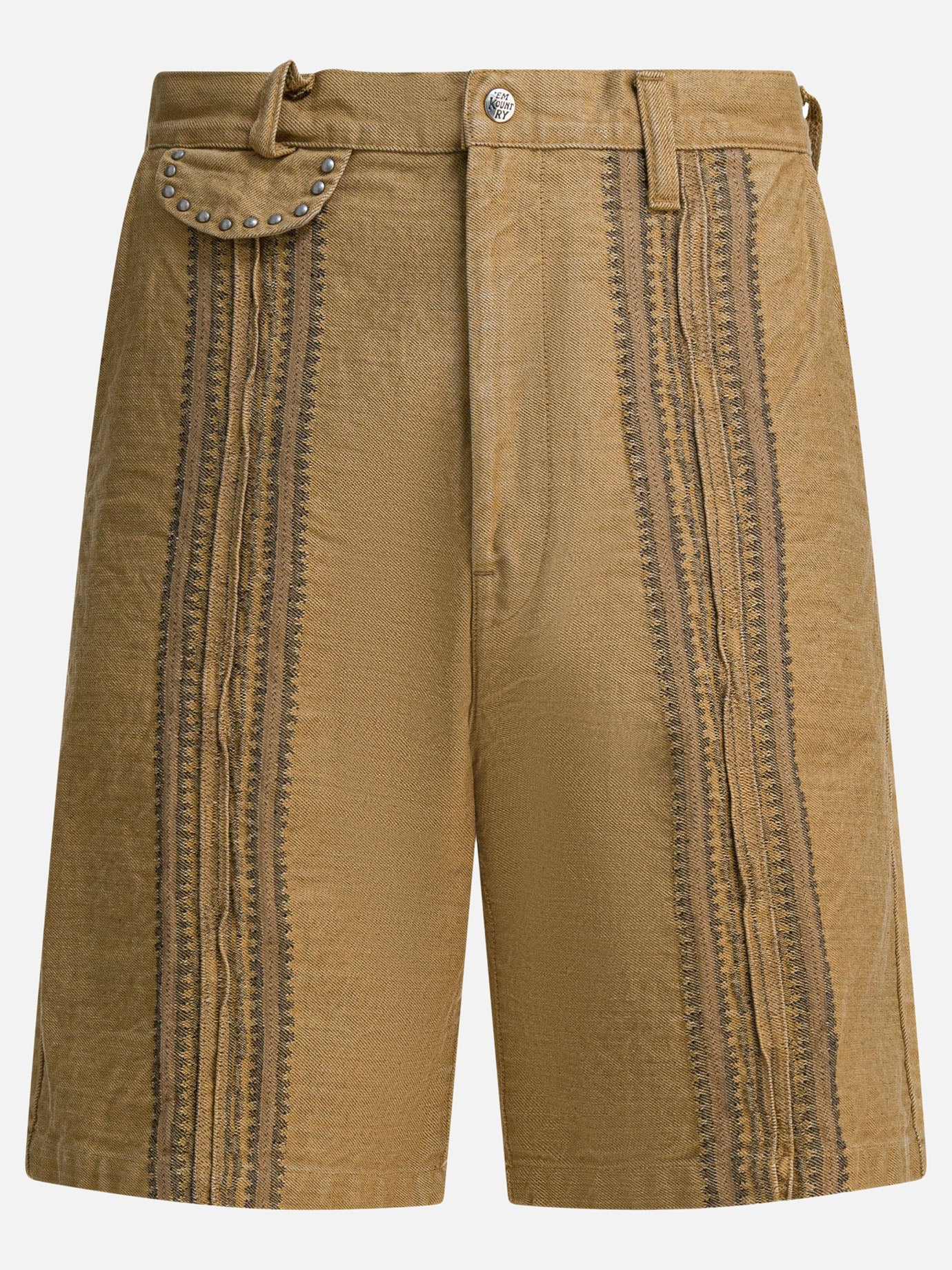 Short cinque tasche Solid colour  Beige - KAPITAL Uomo | PDP | VIETTI Online Store | thumbnail